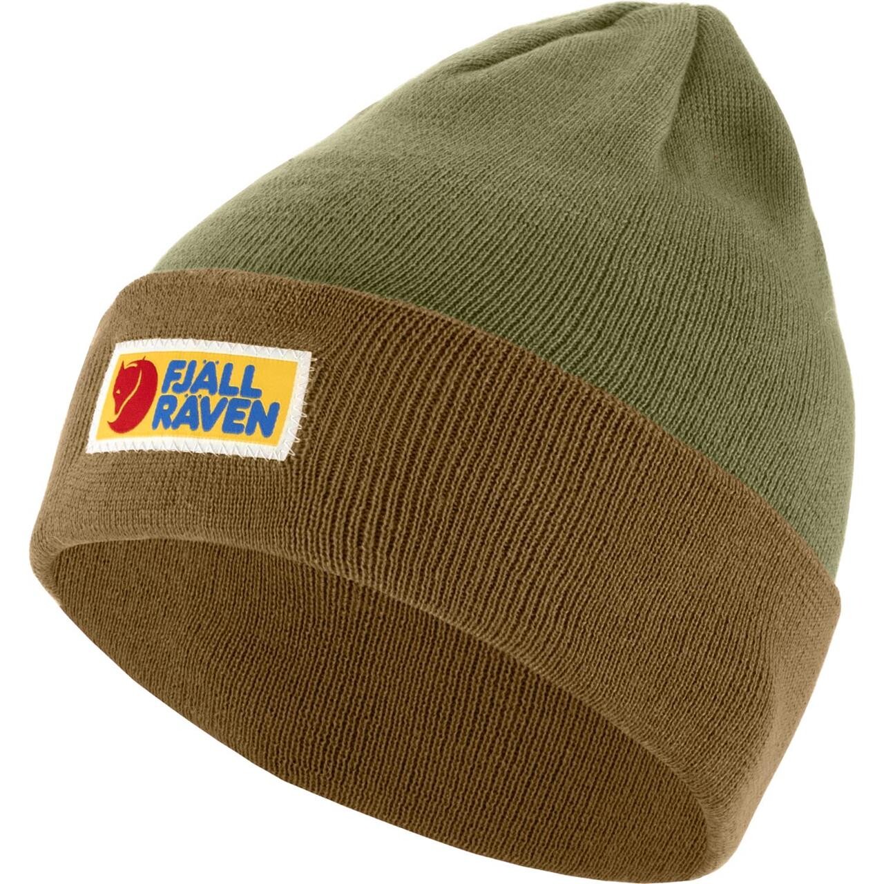 Fjällräven Vardag Classic Beanie (BROWN (BUCKWHEAT-LAUREL GREEN/232-625) One size (ONE SIZE))