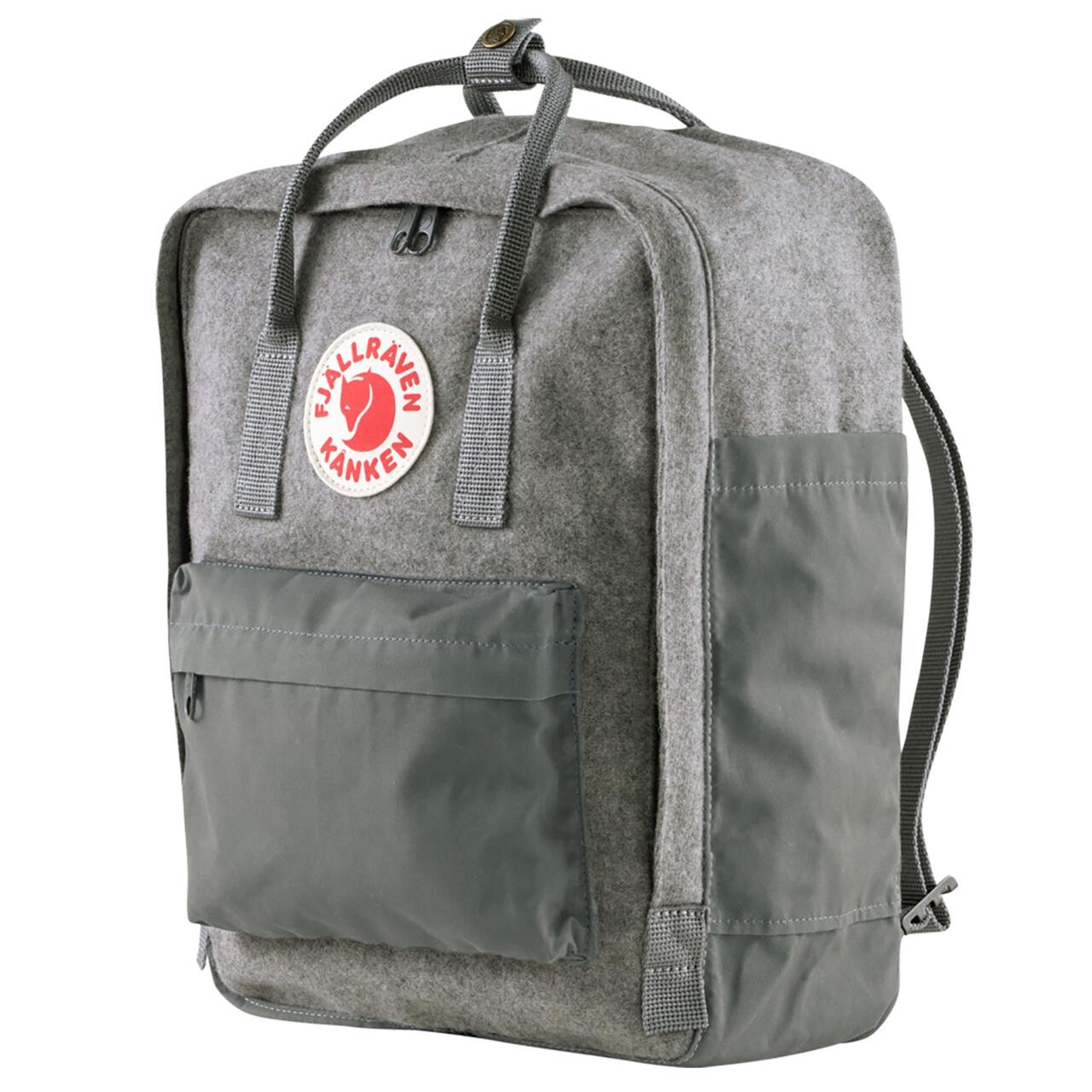 Fjällräven Kånken Re-wool (Grå (GRANITE GREY/027) One size)