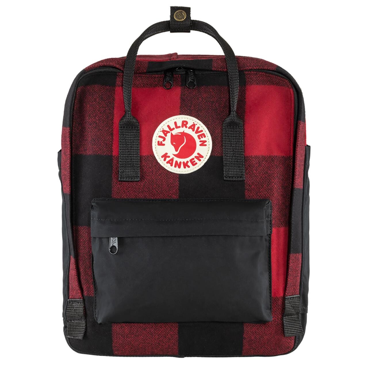 Fjallraven Kånken Re Wool Rød Red Black/320 550 One Size