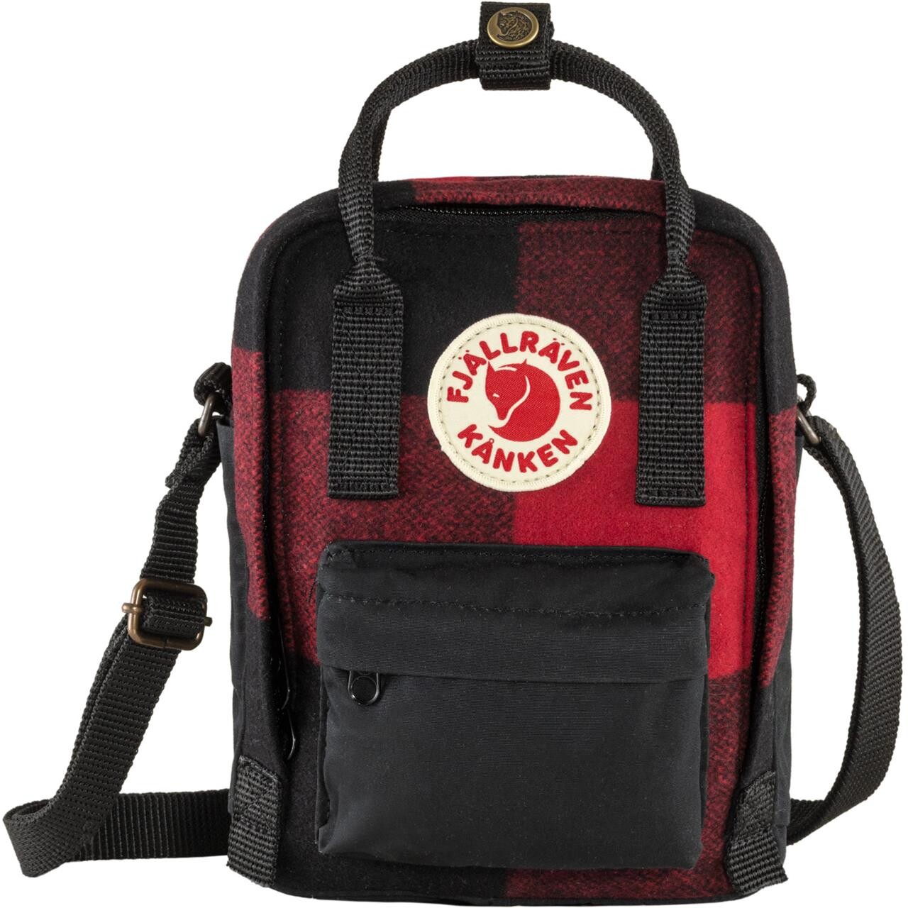Fjallraven Kånken Wool Sling Rød Red Black 320 550 One Size