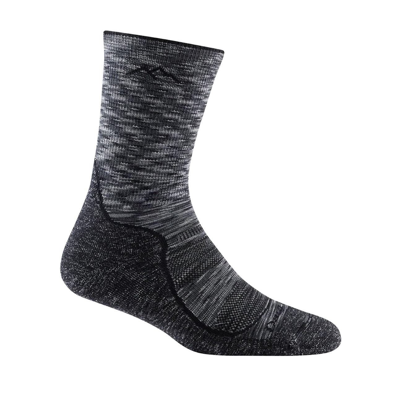 Se Darn Tough Womens Light Hiker Micro Crew Light Cushion (Grå (SPACE GRAY) 35-37,5) hos Friluftsland.dk