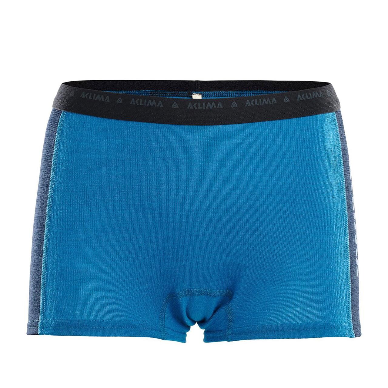 Aclima Dame WarmWool Boxer Shortss  (Blå (BLUE SAPPHIRE/NAVY BLAZER) Large)