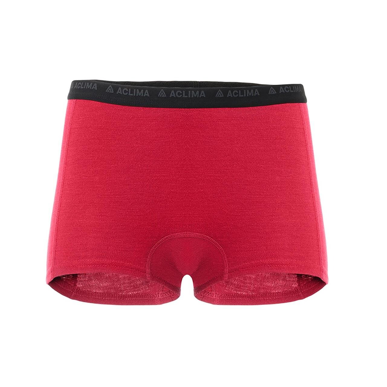 Aclima Womens Warmwool Boxer Shorts Rød Jester Red Xx Large