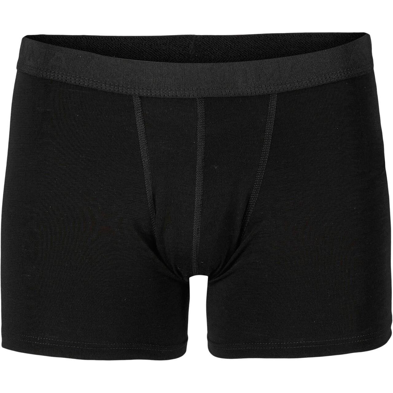 Aclima Mens WarmWool Boxer Shorts (Sort (JET BLACK) X-small)