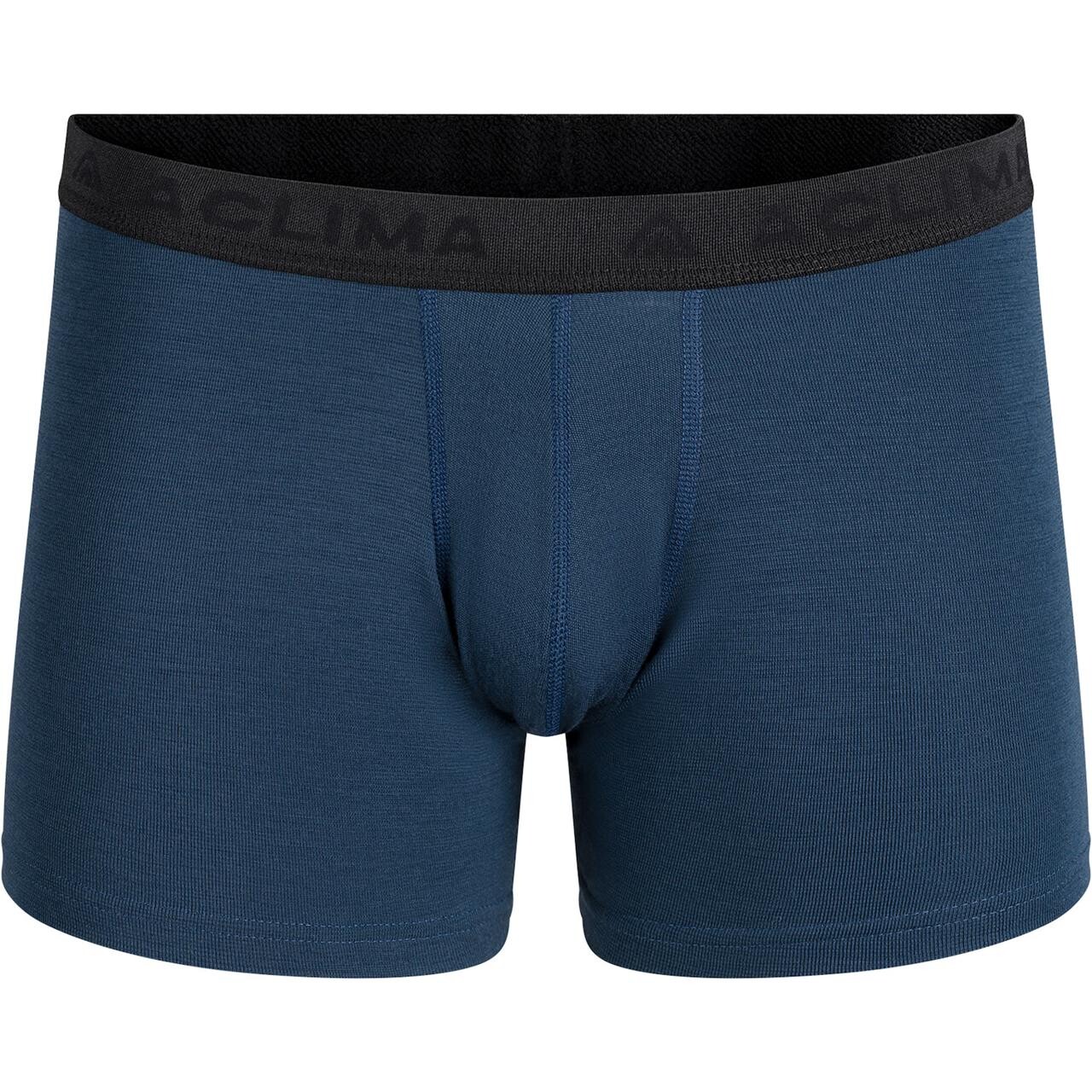 Aclima Mens WarmWool Boxer Shorts (Blå (MIDNIGHT NAVY) Medium)