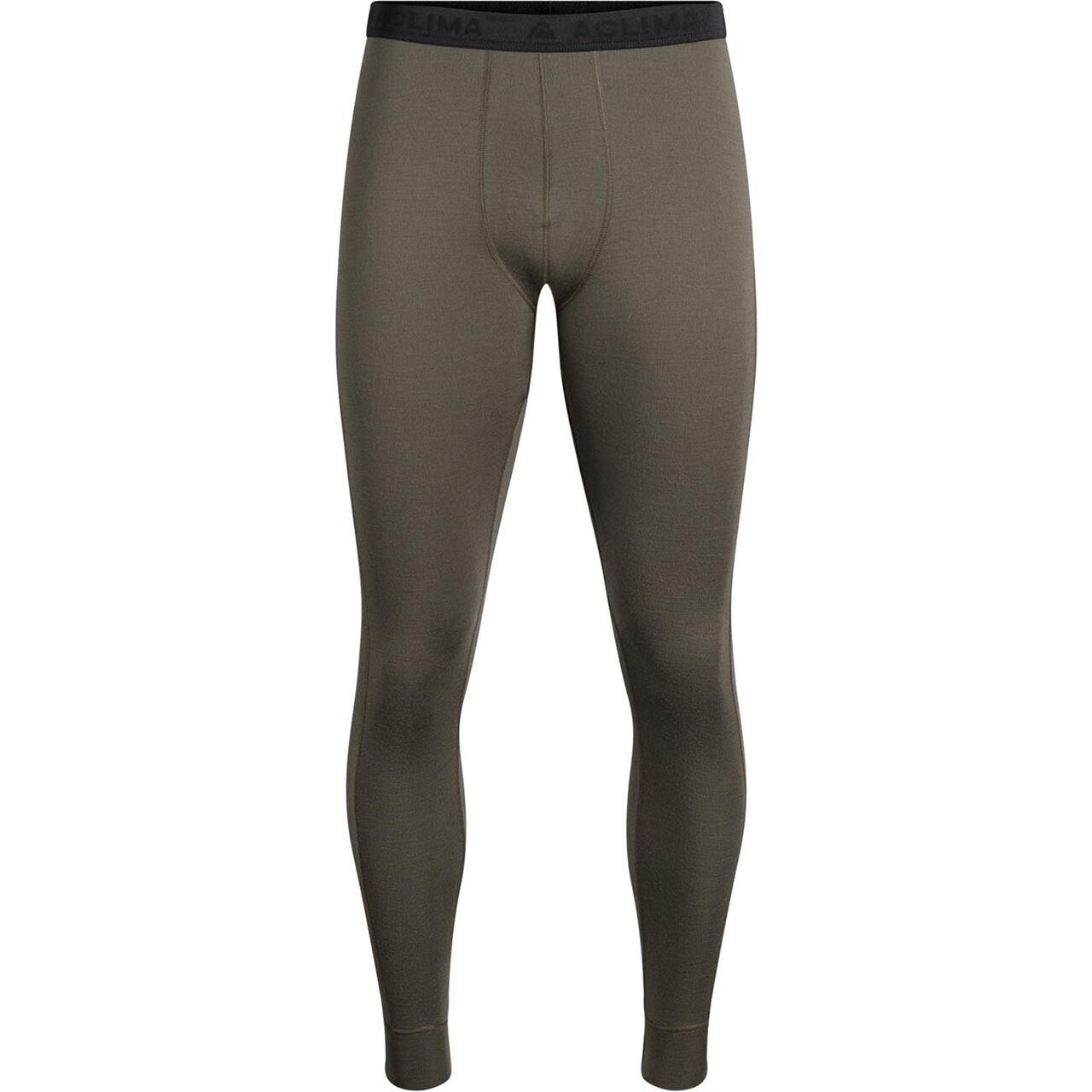 Aclima Mens WarmWool Longs (Grøn (TARMAC) X-large)