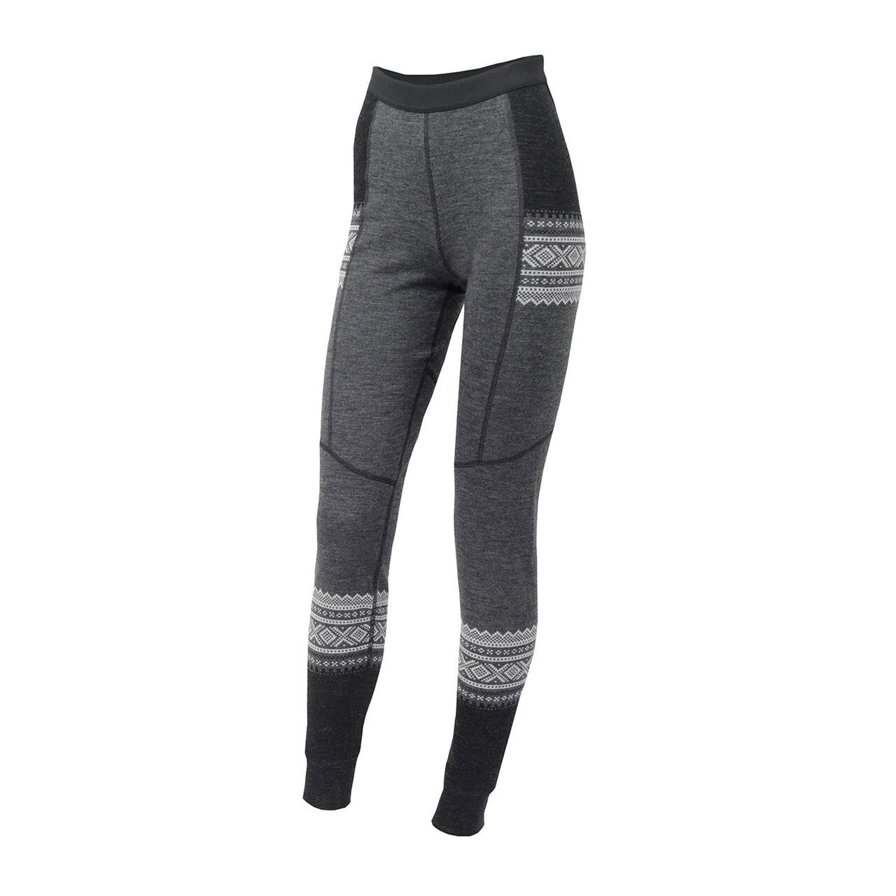 Aclima Womens Designwool Marius Longs Grå Norefjell