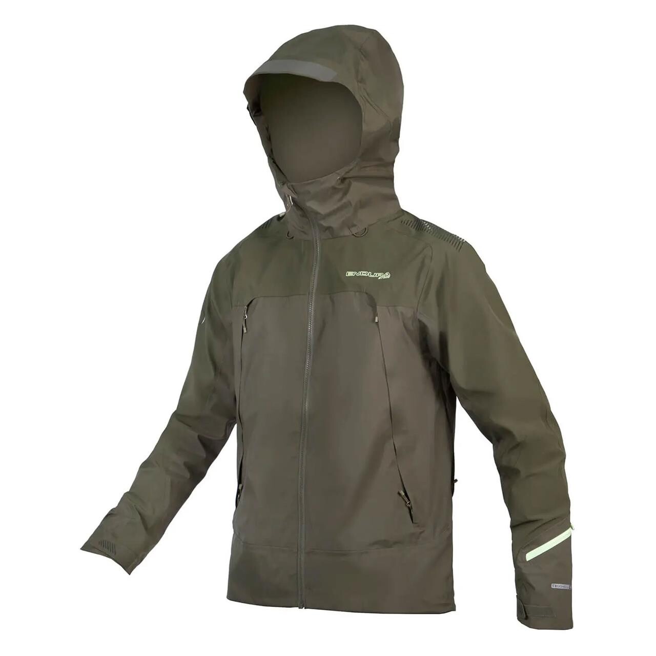 Se Endura Mens MT500 Waterproof Jacket II (Grøn (BOTTLE GREEN) Medium) hos Friluftsland.dk