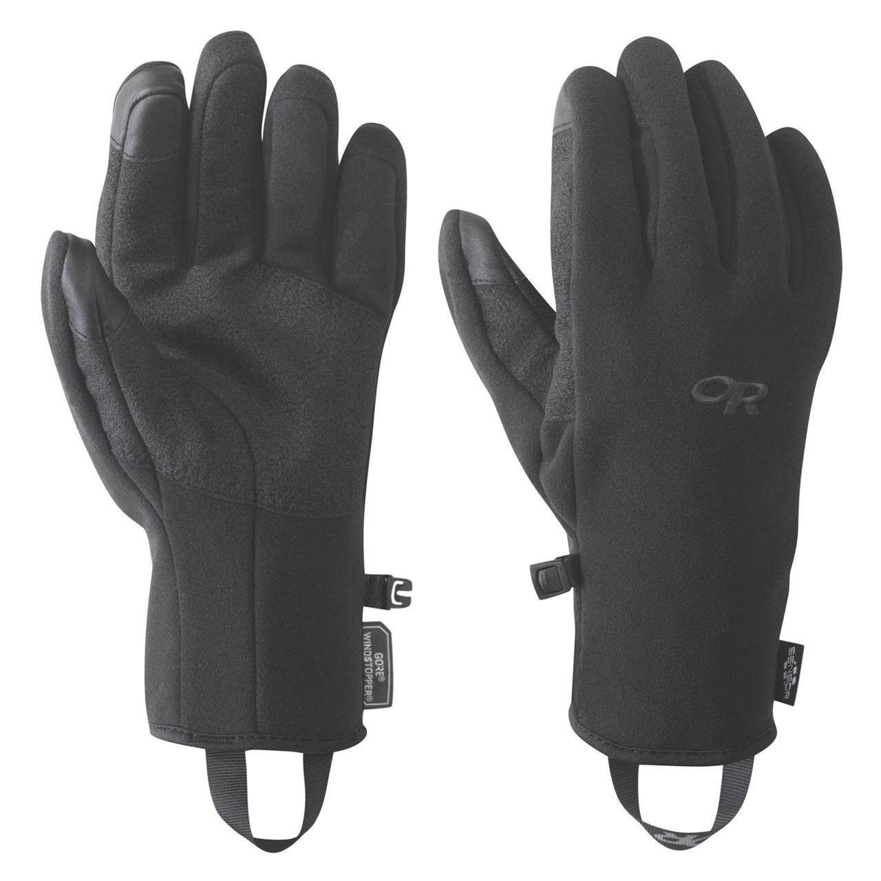 Outdoor Research Mens Gripper Sensor Gloves (BLACK (BLACK) Small (S))