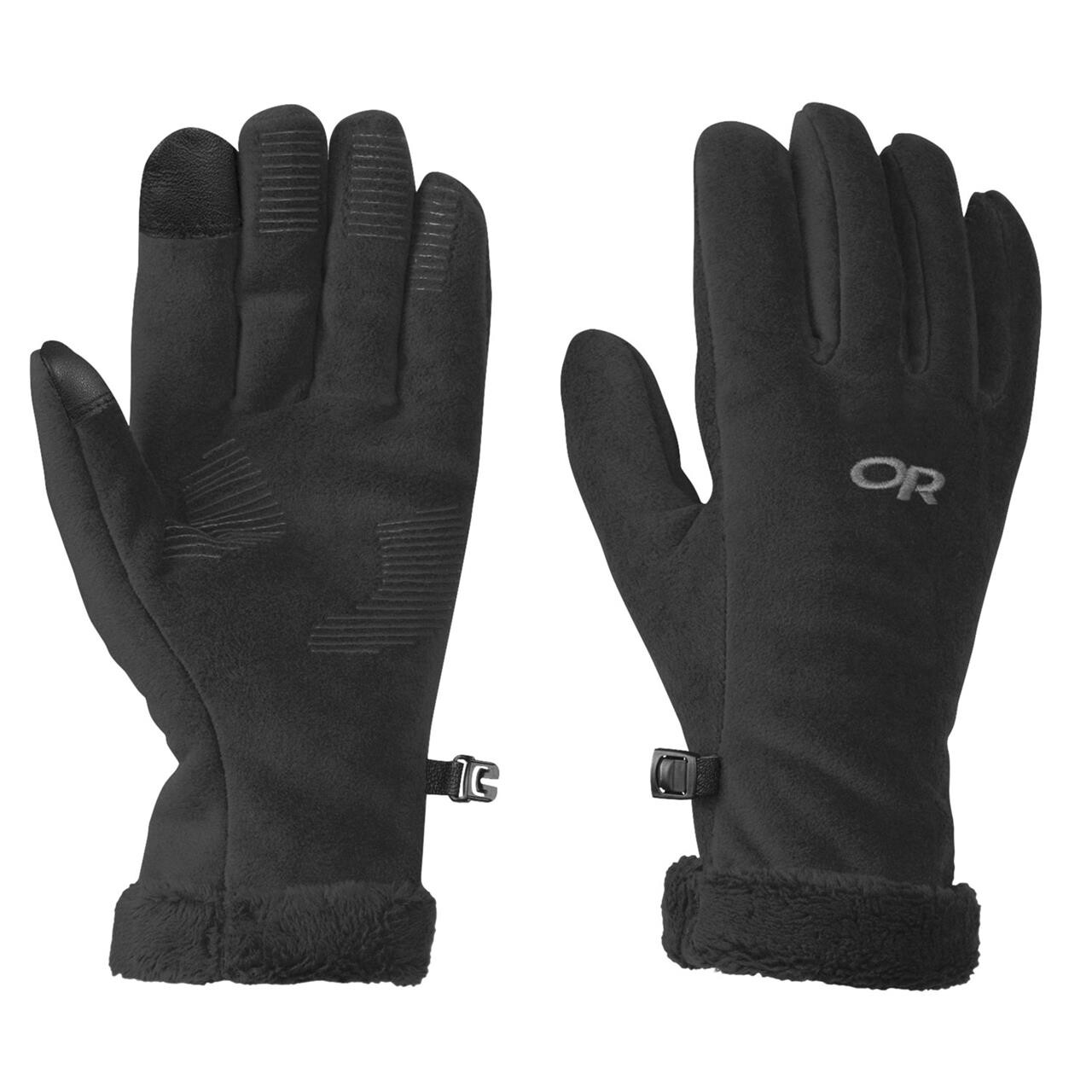 Outdoor Research Womens Fuzzy Sensor Gloves (BLACK (BLACK) Small)