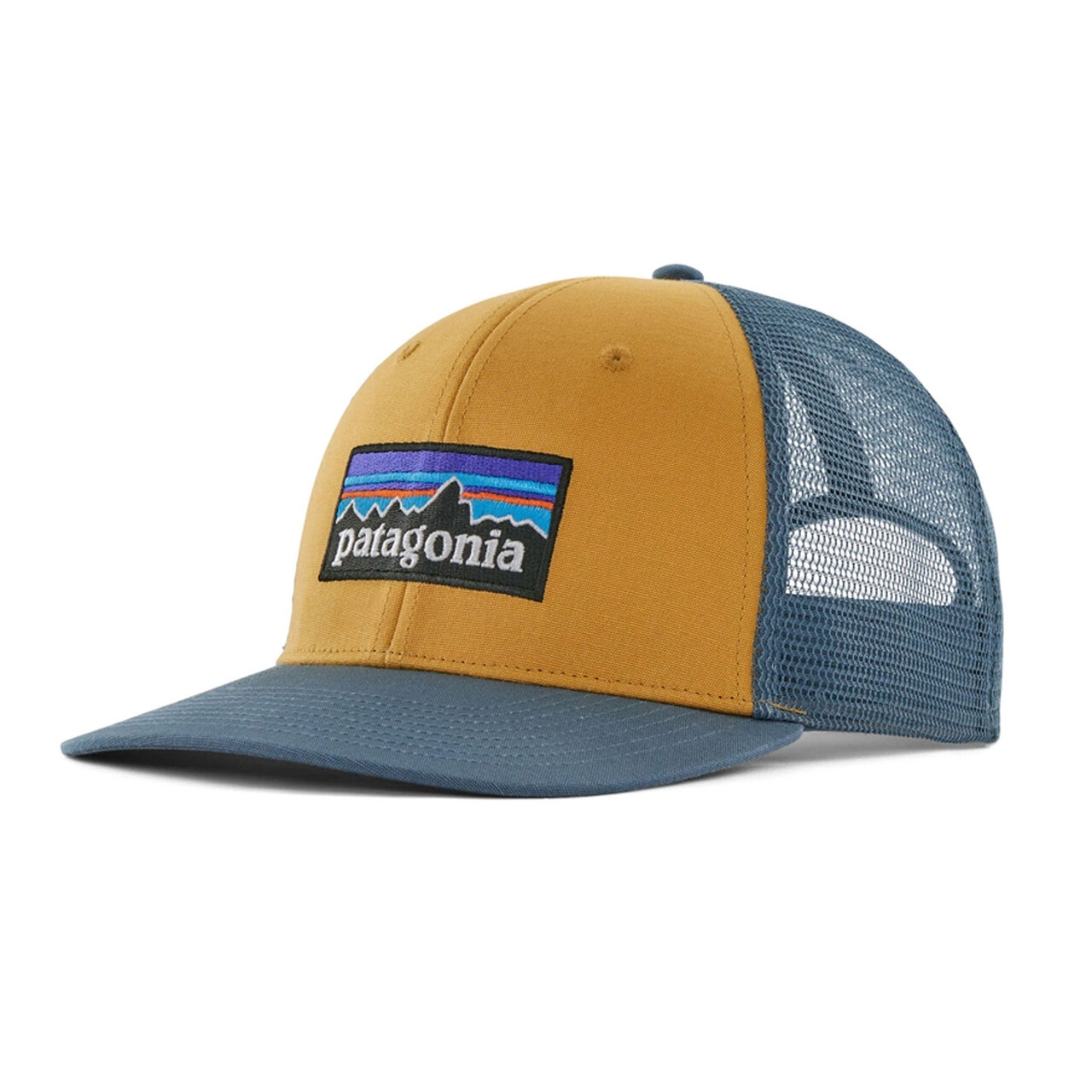 Patagonia P-6 Logo Trucker Hat (Gul (PUFFERFISH GOLD) One size)