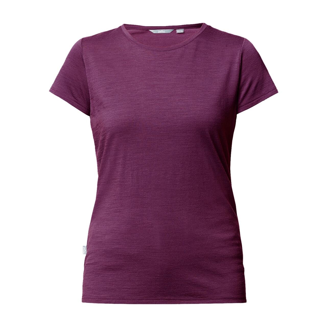  Tierra Womens Woolpa Tee  (PURPLE (DEEP PURPLE) Medium)
