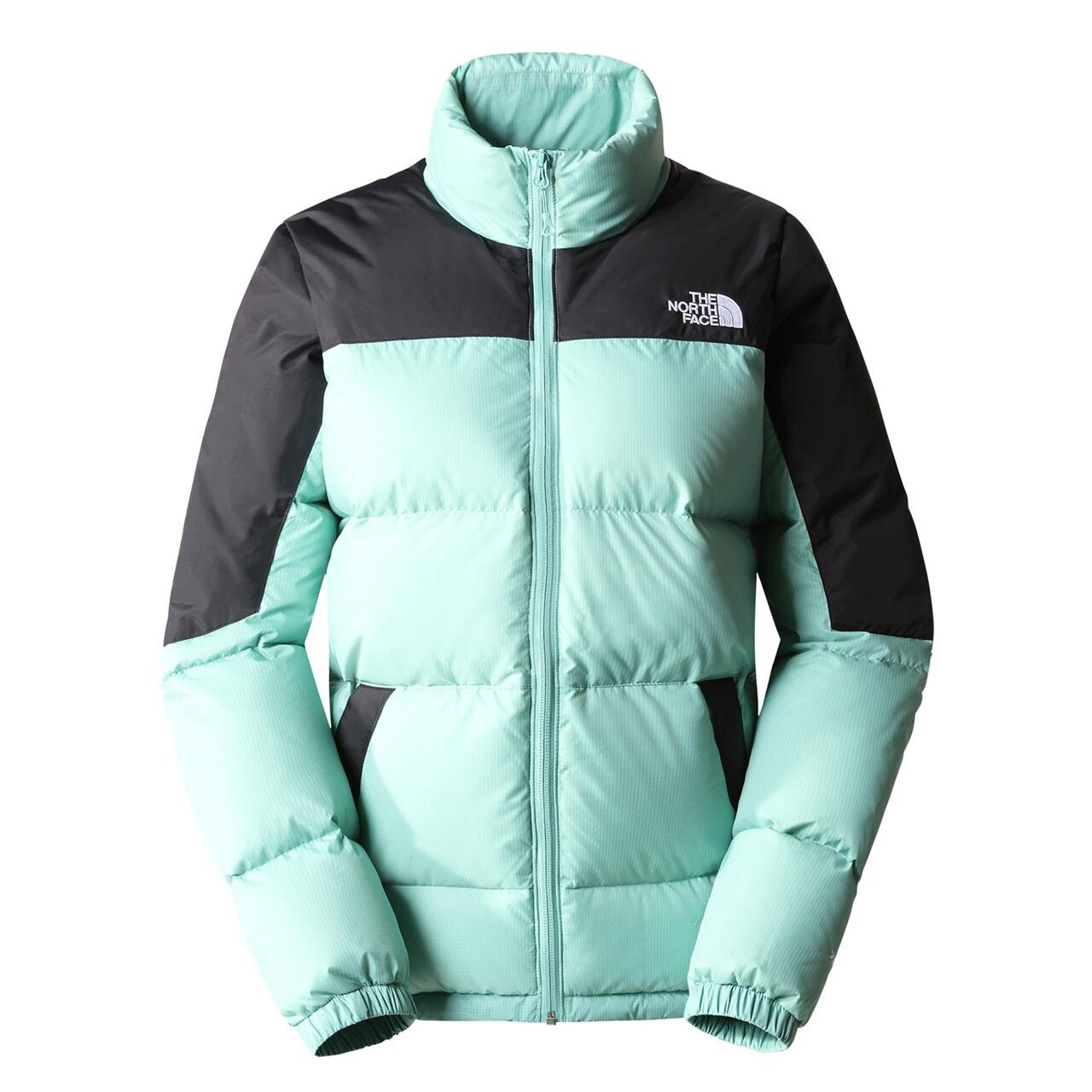 Se The North Face Womens Diablo Down Jacket (Grøn (WASABI/TNF BLACK) Medium) hos Friluftsland.dk