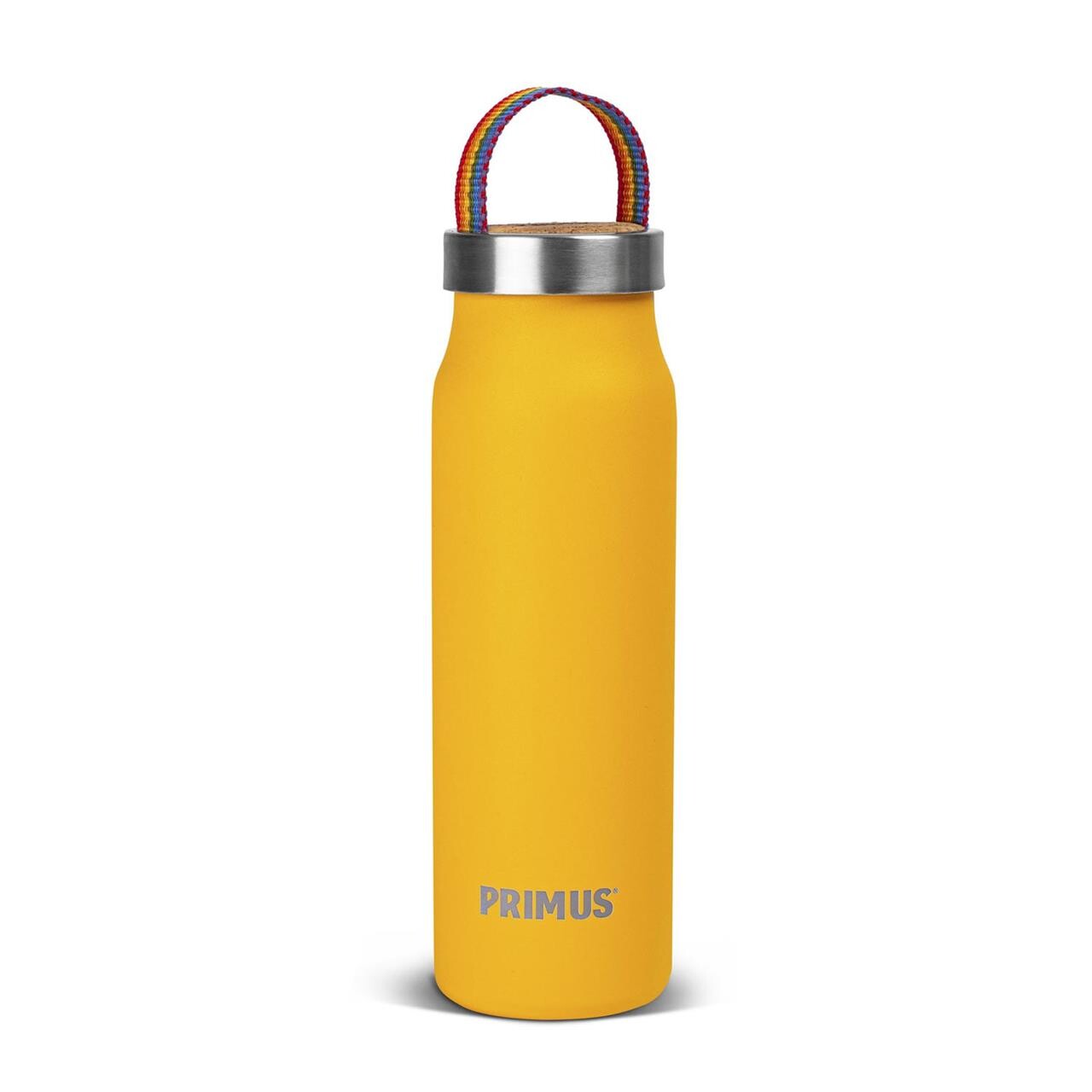 Se Primus Klunken Vaccum Bottle 0,5l (Gul (RAINBOW YELLOW)) hos Friluftsland.dk