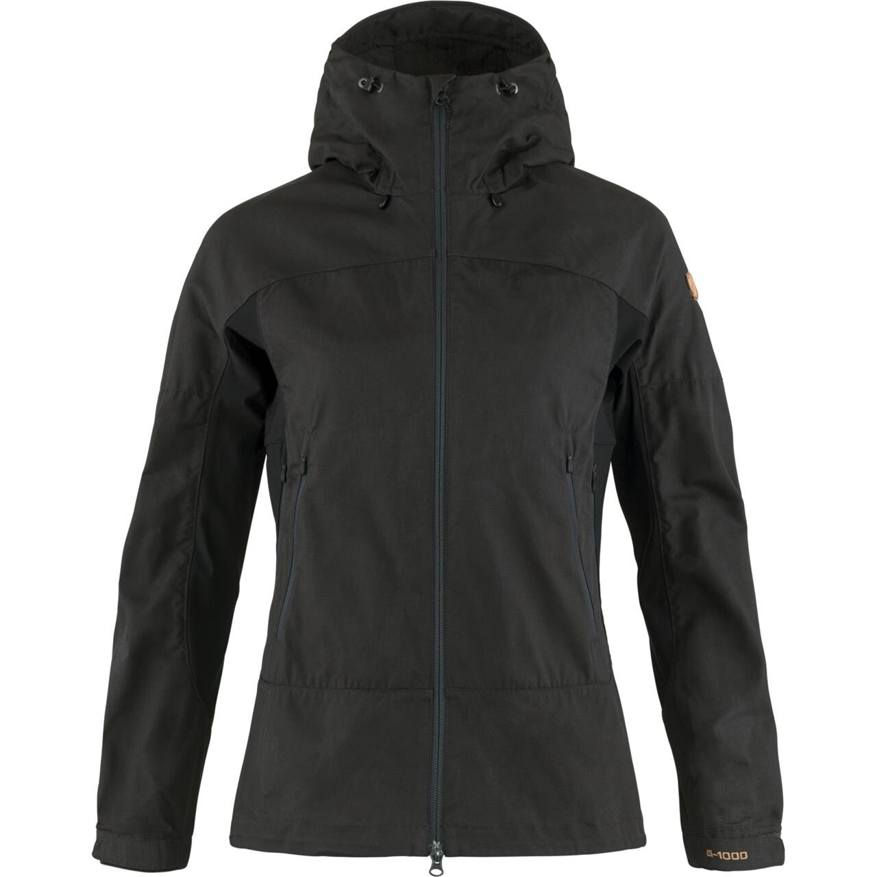 Fjallraven Womens Abisko Lite Trekking Jacket Grå Dark Grey Black/030 550 X Large