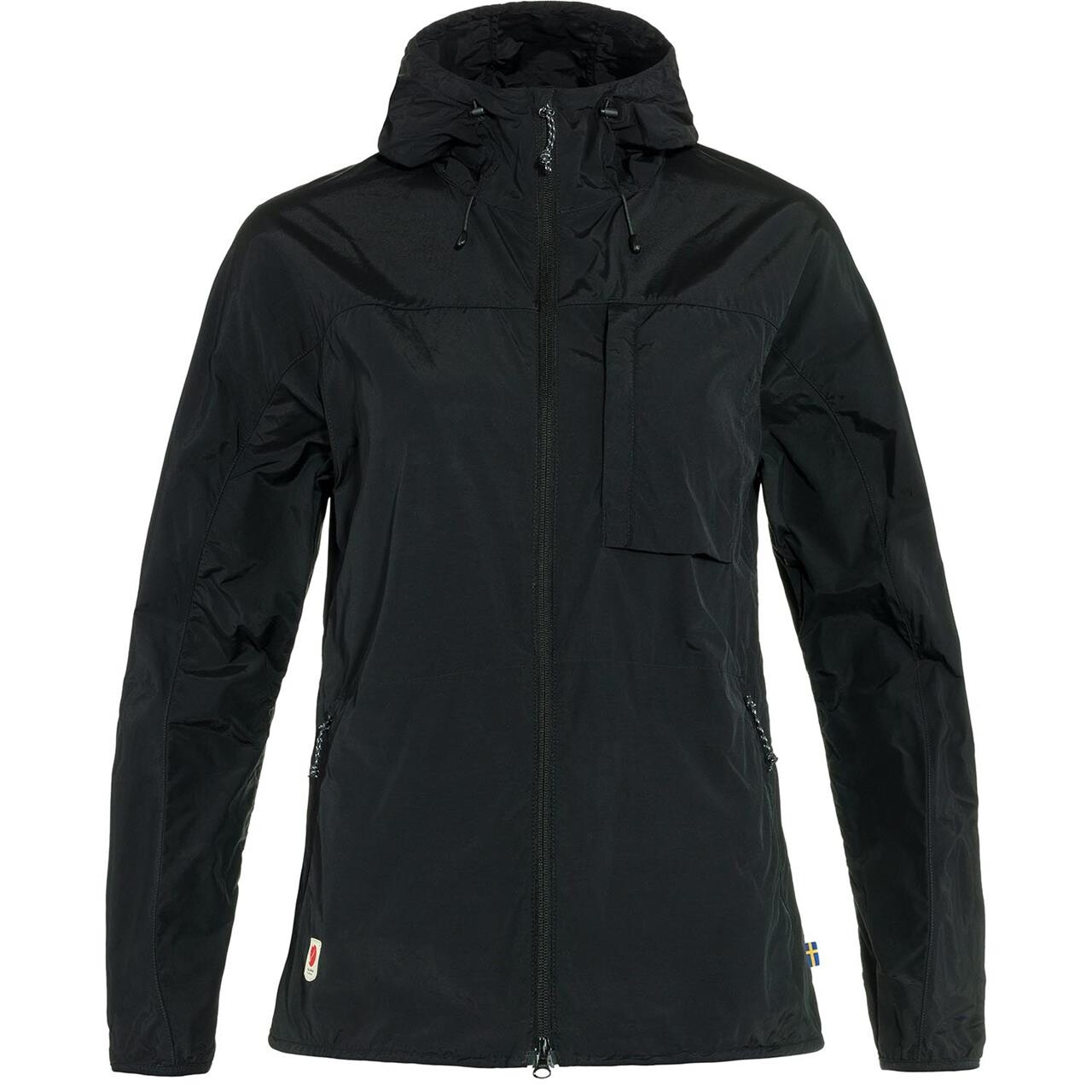 Fjallraven Womens High Coast Wind Jacket Sort Black/550 X Small