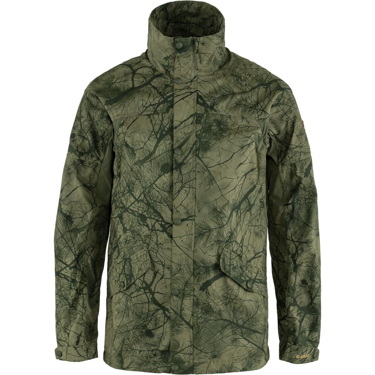 Fjällräven Mens Forest Hybrid Jacket  (Grøn (GREEN CAMO-LAUREL GRN/626-625) Small)