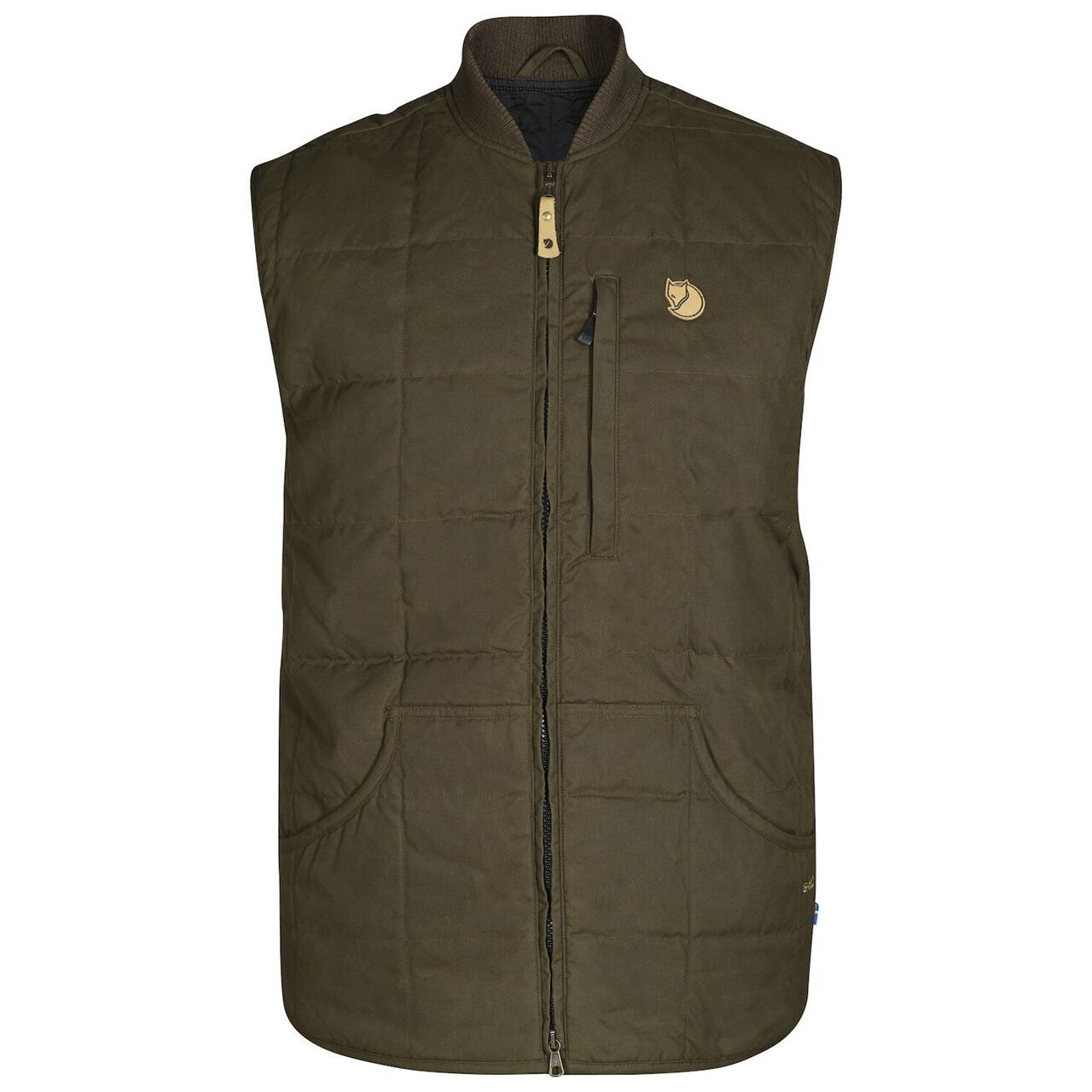 Fjällräven Mens Grimsey Vest  (Grøn (DARK OLIVE/633) Small)
