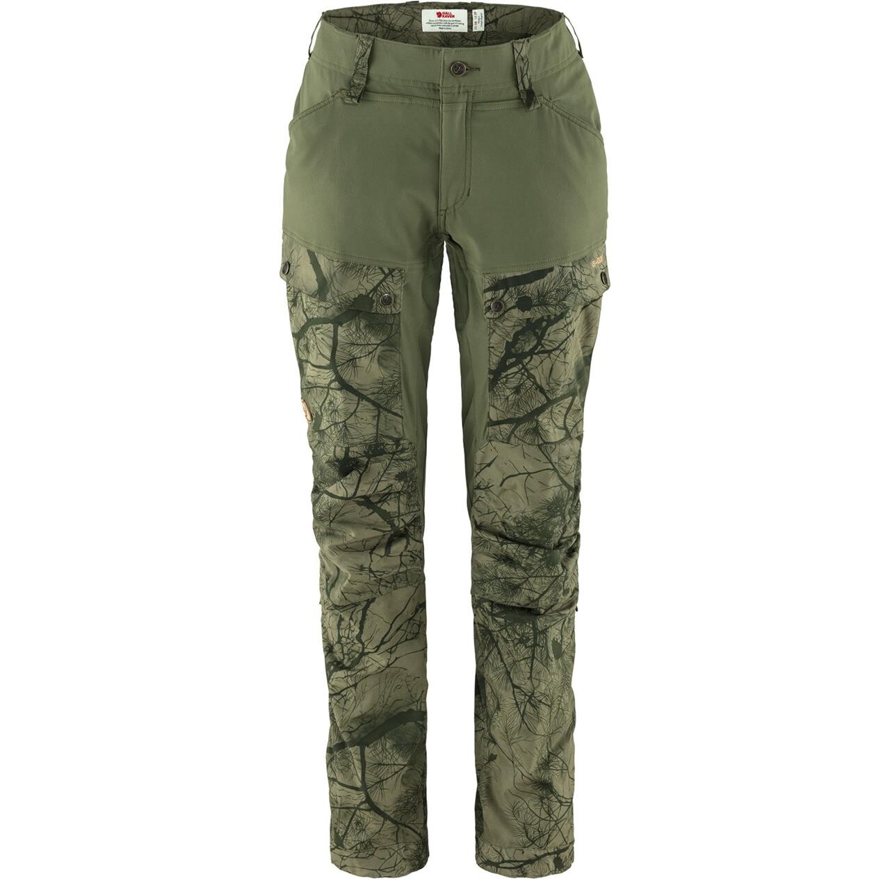 Fjallraven Womens Keb Trousers Curved Short Grøn Green Camo Laurel Grn 626 625