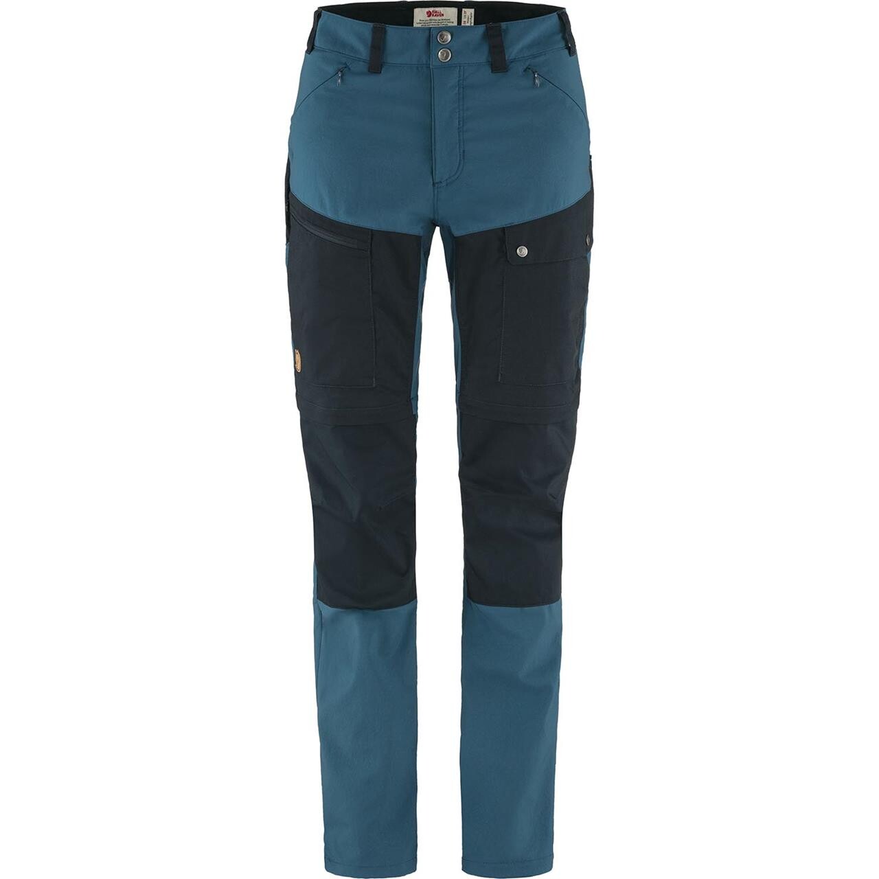 Fjällräven Womens Abisko Midsummer Zip Off Trousers  (Blå (INDIGO BLUE-DARK NAVY/534-555) 40)