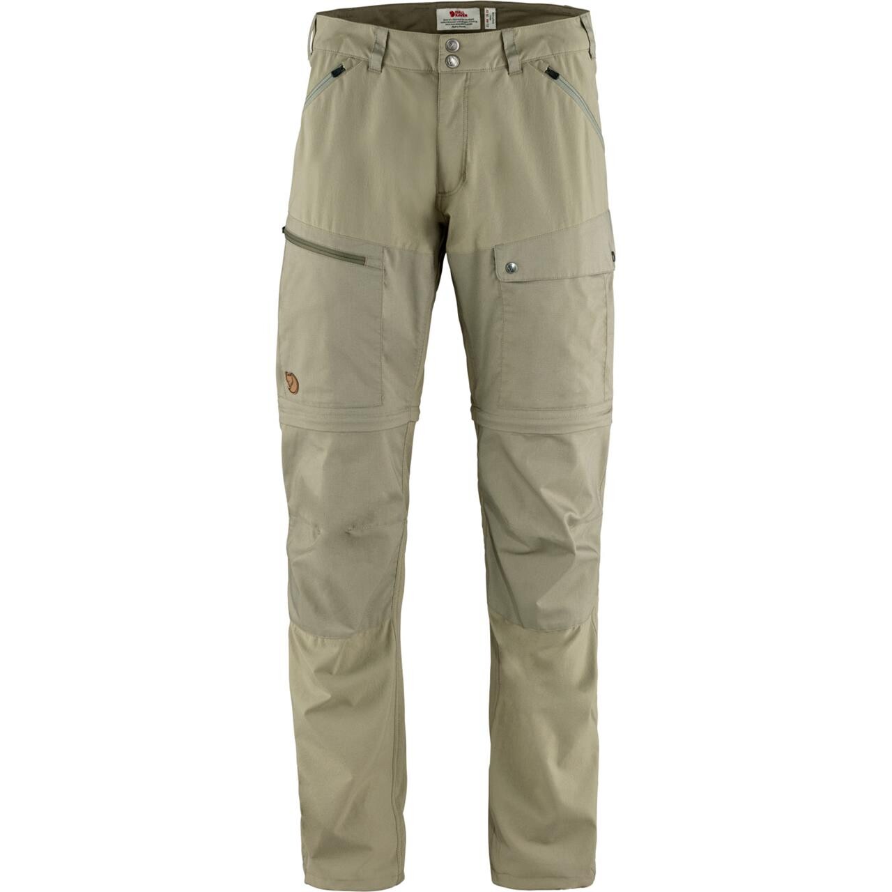 Fjallraven Mens Abisko Midsummer Zip Off Trousers Grøn Savanna Light Olive/235 622 52