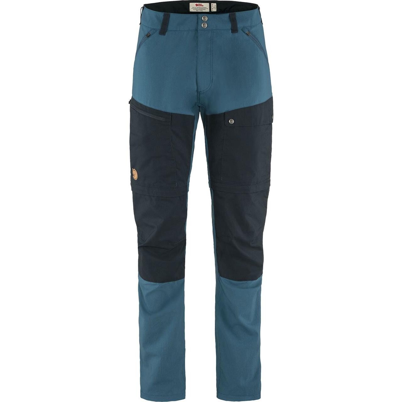 Fjällräven Mens Abisko Midsummer Zip Off Trousers  (Blå (INDIGO BLUE-DARK NAVY/534-555) 56)