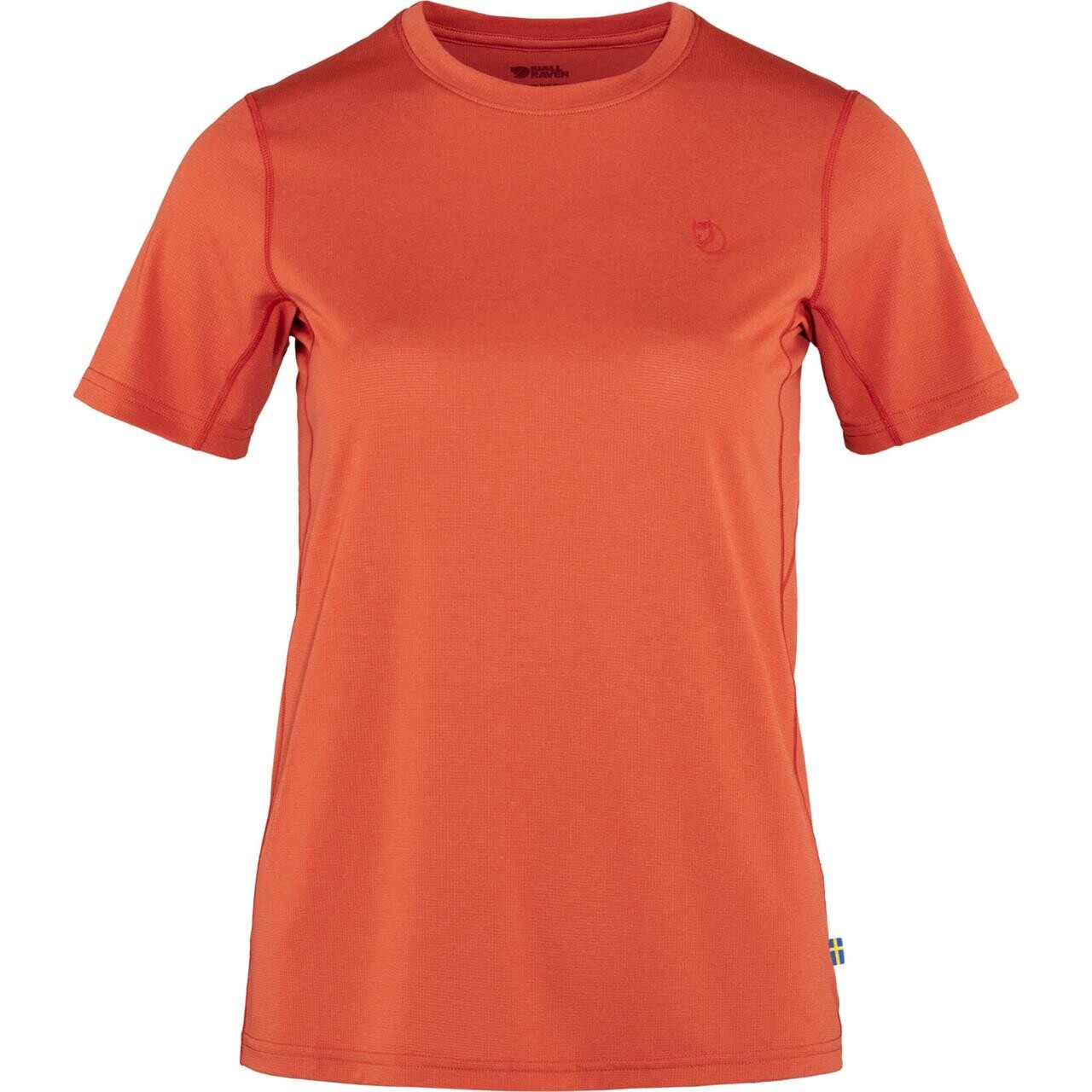  Fj&auml;llr&auml;ven Womens Abisko Day Hike S/S  (RED (ROWAN RED/333) Medium)