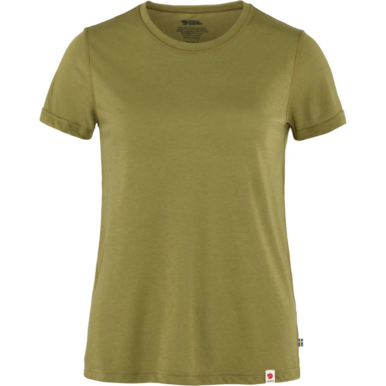 Fjällräven Womens High Coast Lite T-shirt  (Grøn (MOSS GREEN/624) Large)