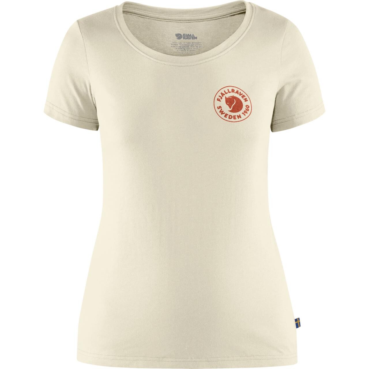 Fjällräven Womens 1960 Logo T-shirt  (Hvid (CHALK WHITE/113) Large)