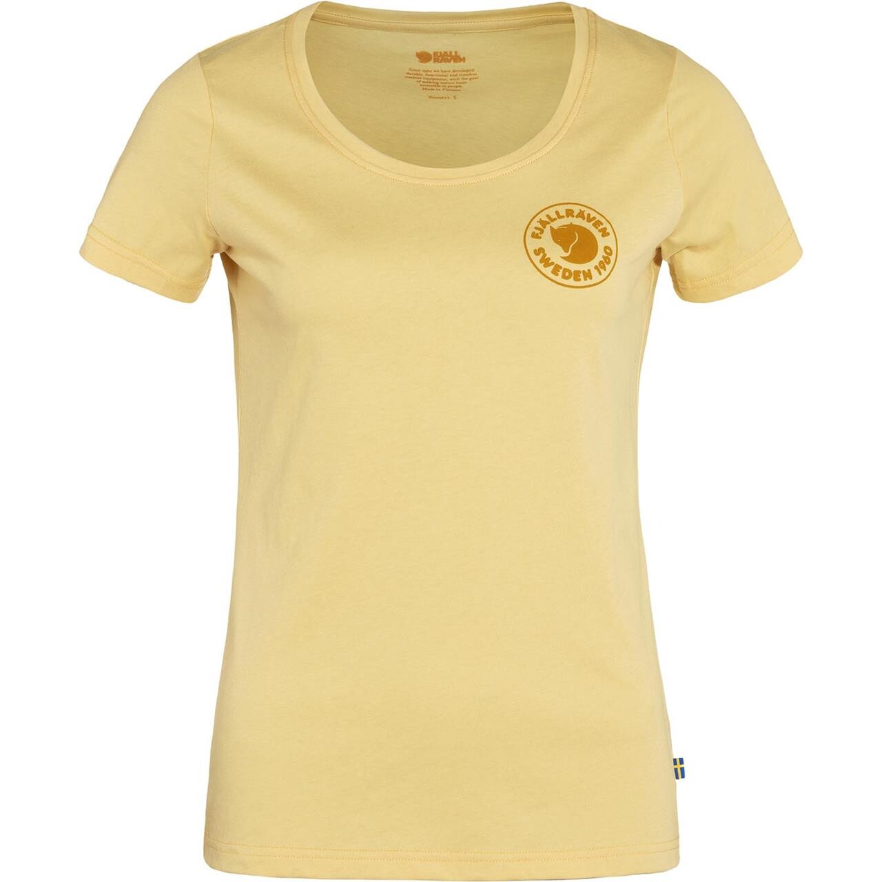 Fjällräven Womens 1960 Logo T-shirt  (Gul (MAIS YELLOW/133) X-large)