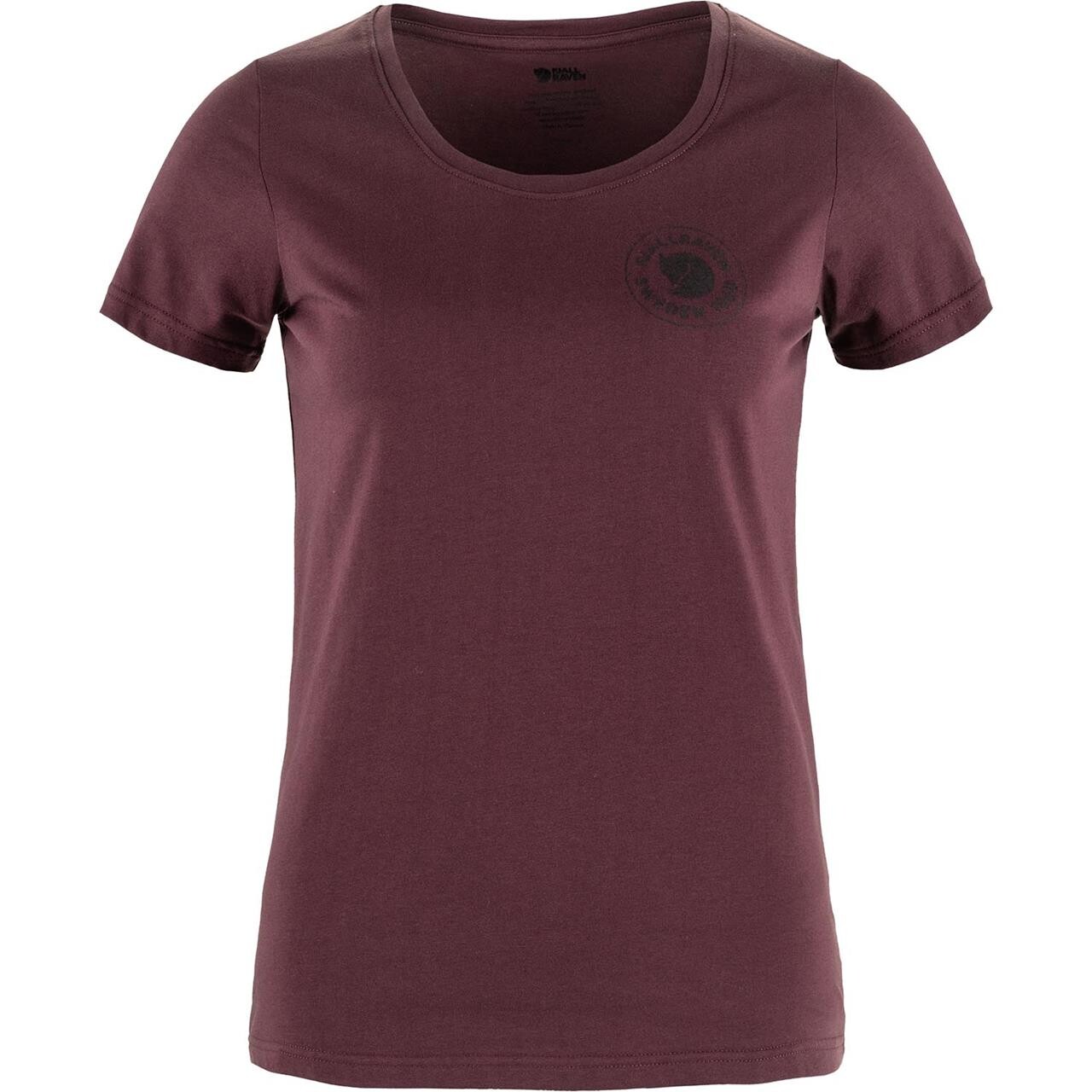 Fjällräven Womens 1960 Logo T-shirt  (Rød (PORT/357) Large)