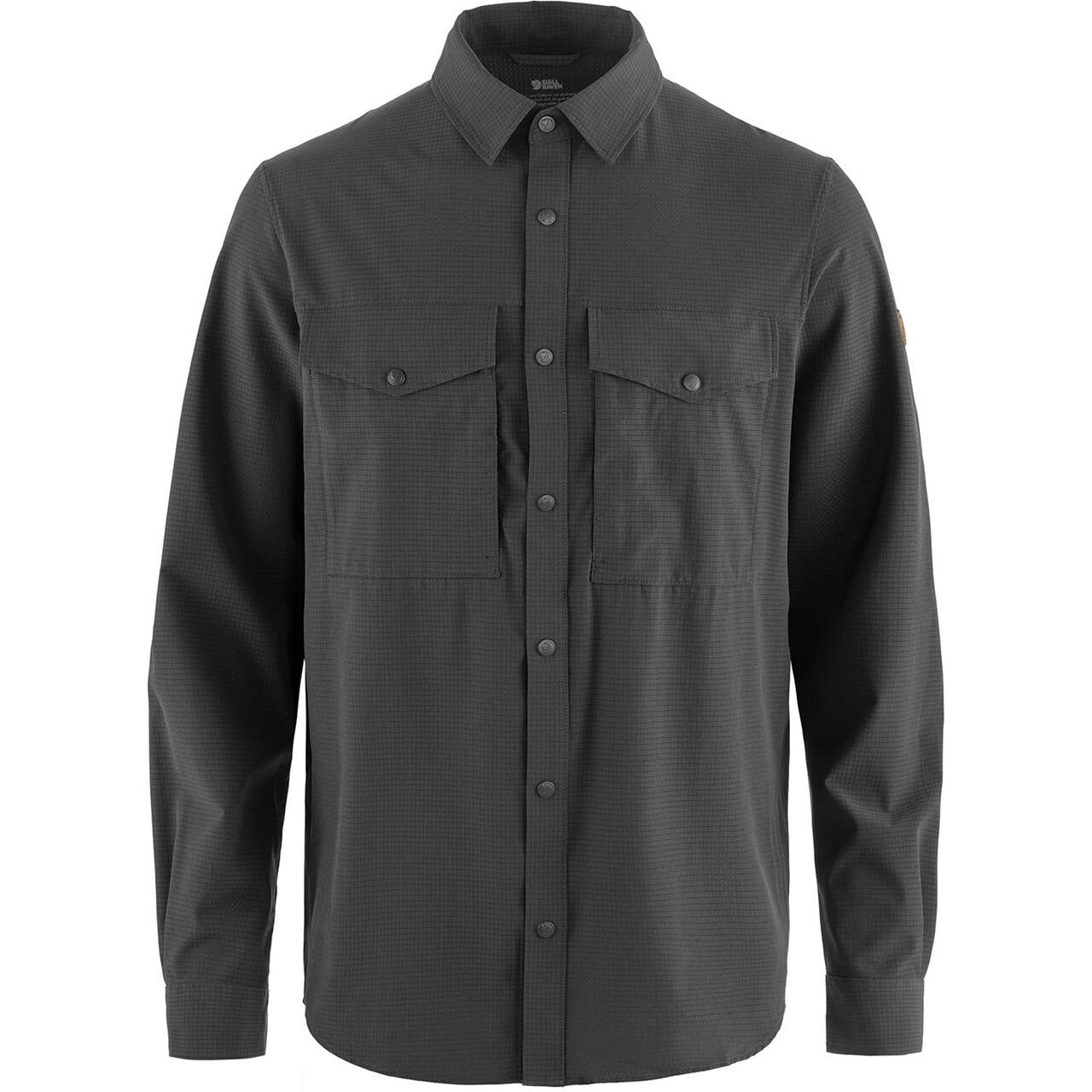 Fjällräven Mens Abisko Trekking Shirt  (Grå (DARK GREY/030) X-small)