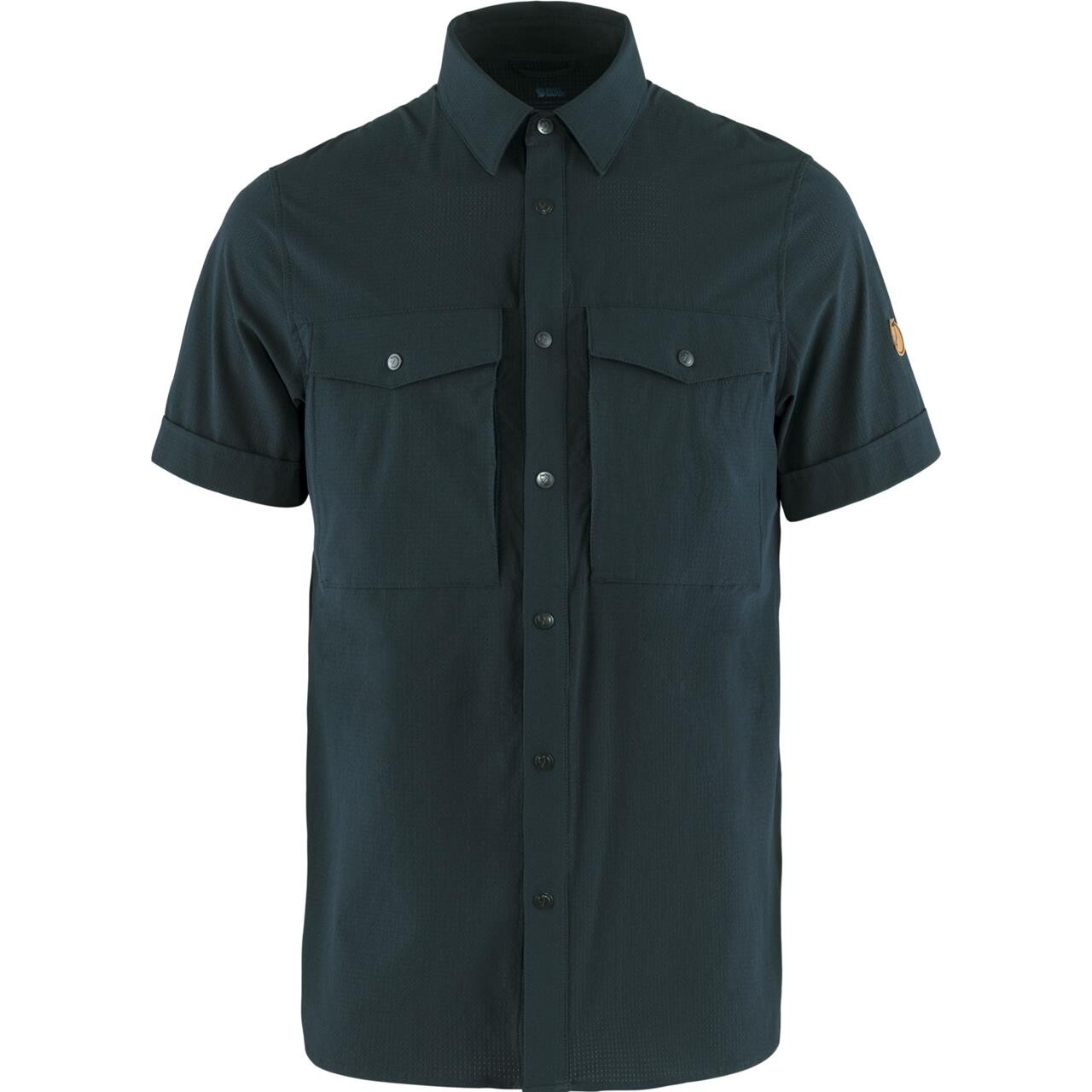 Fjällräven Mens Abisko Trekking Shirt S/S  (Blå (DARK NAVY/555) X-large)