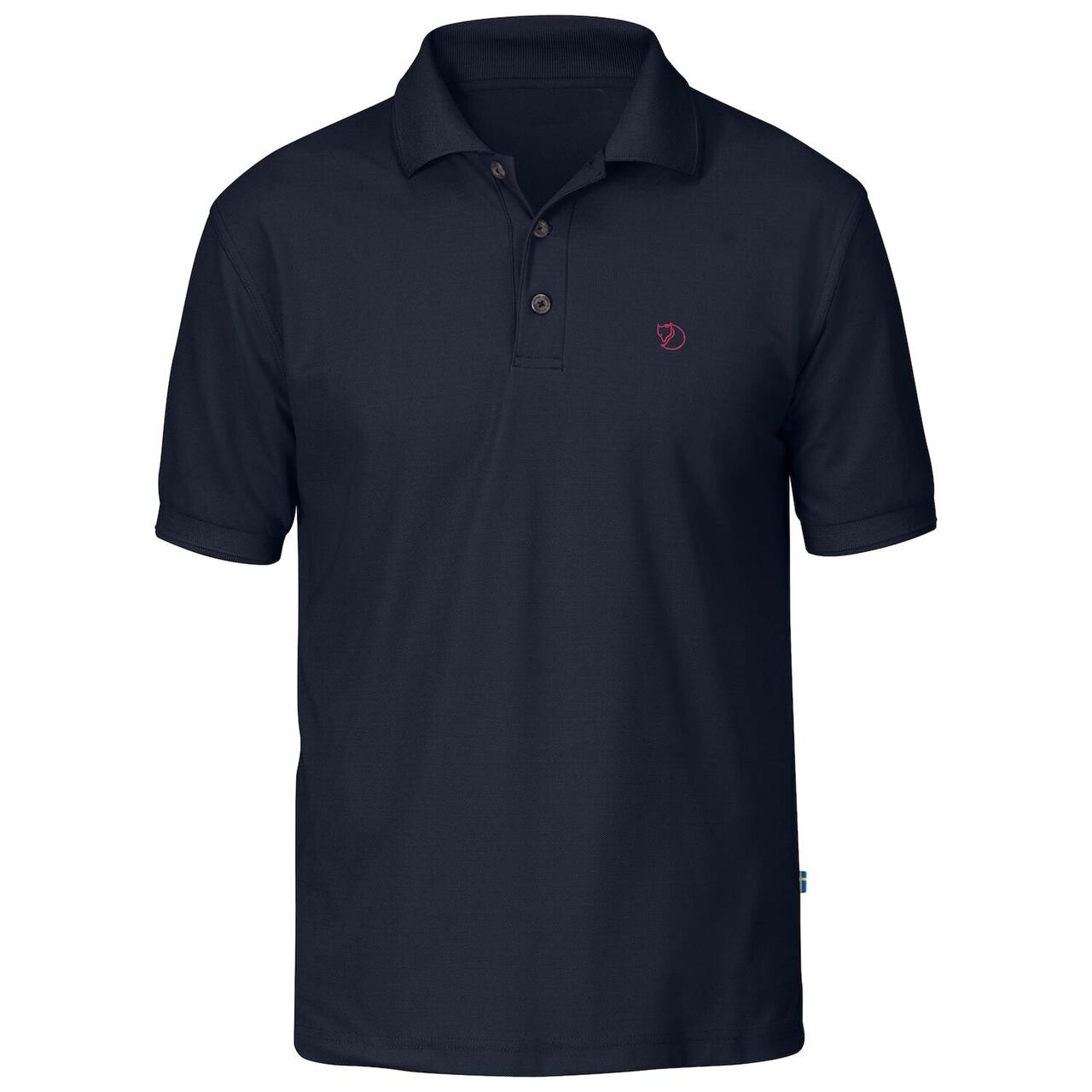 Fjällräven Mens Crowley Pique Shirt  (Blå (BLUEBLACK/553) Medium)