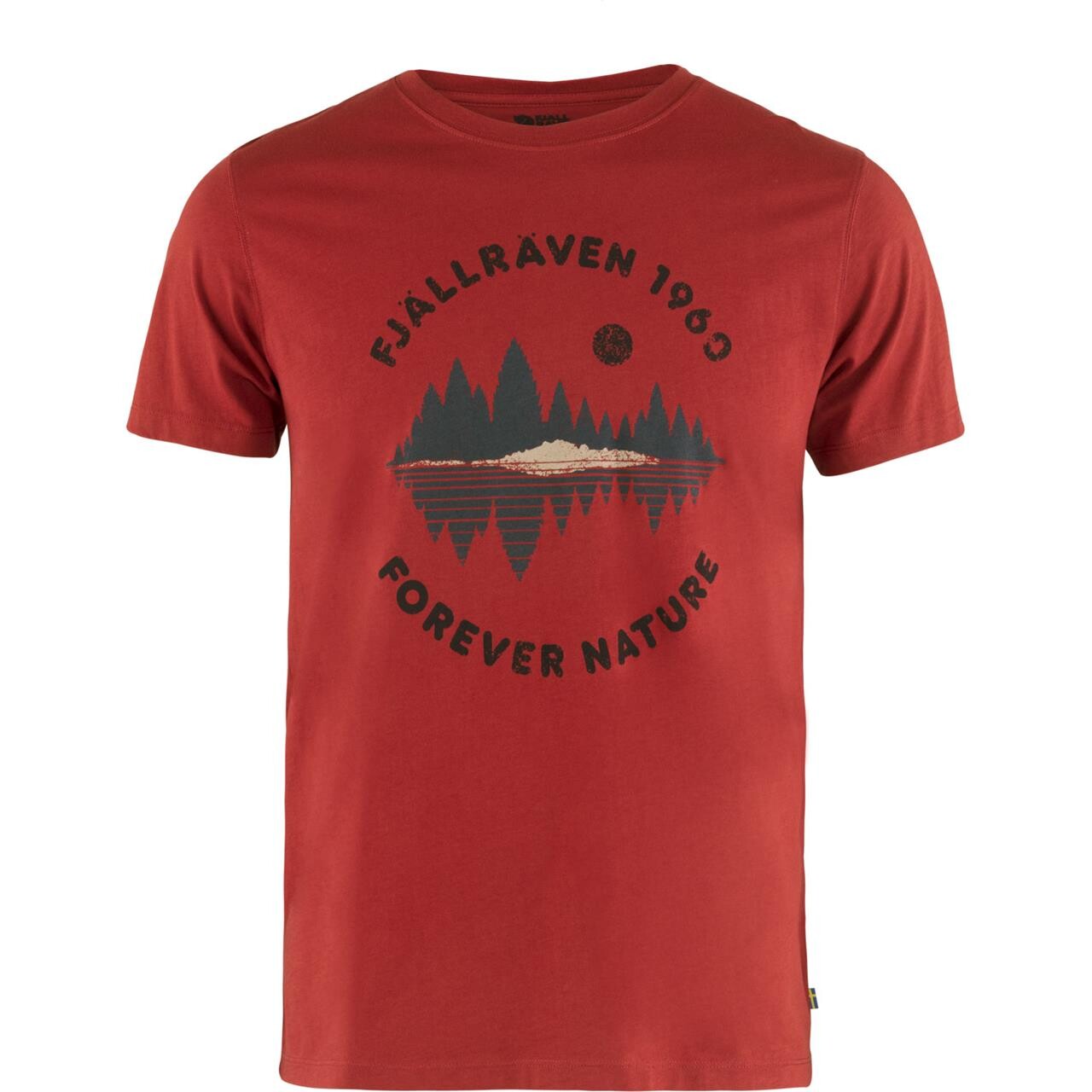 Fjällräven Mens Forest Mirror T-shirt  (Rød (DEEP RED/325) Medium)
