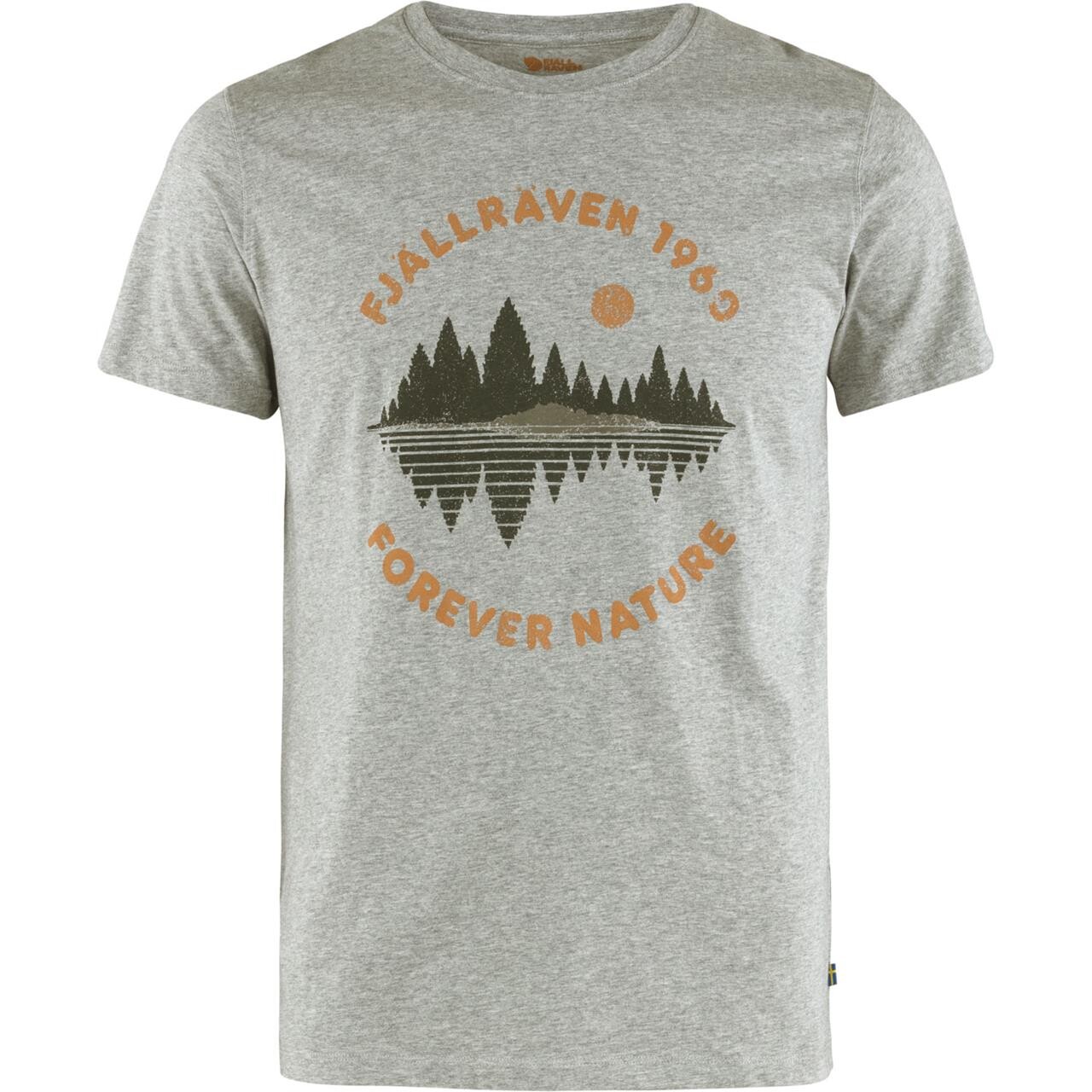 Fjällräven Mens Forest Mirror T-shirt  (Grå (GREY/020) Small)