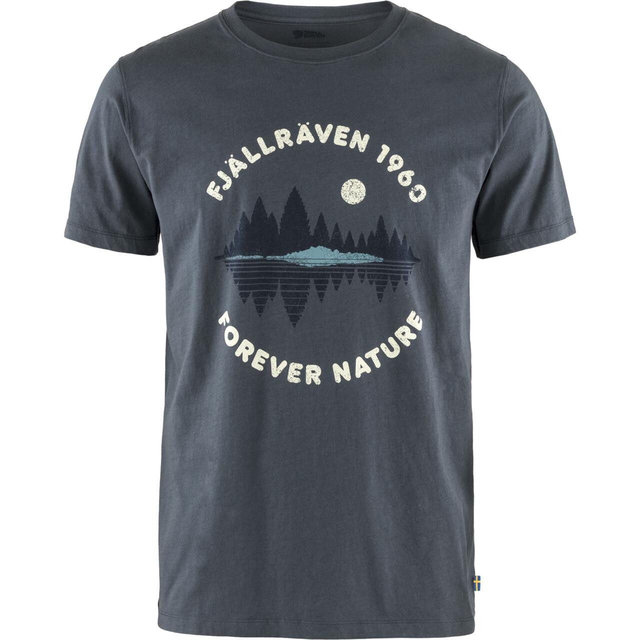 Fjällräven Mens Forest Mirror T-shirt  (Blå (NAVY/560) Small)