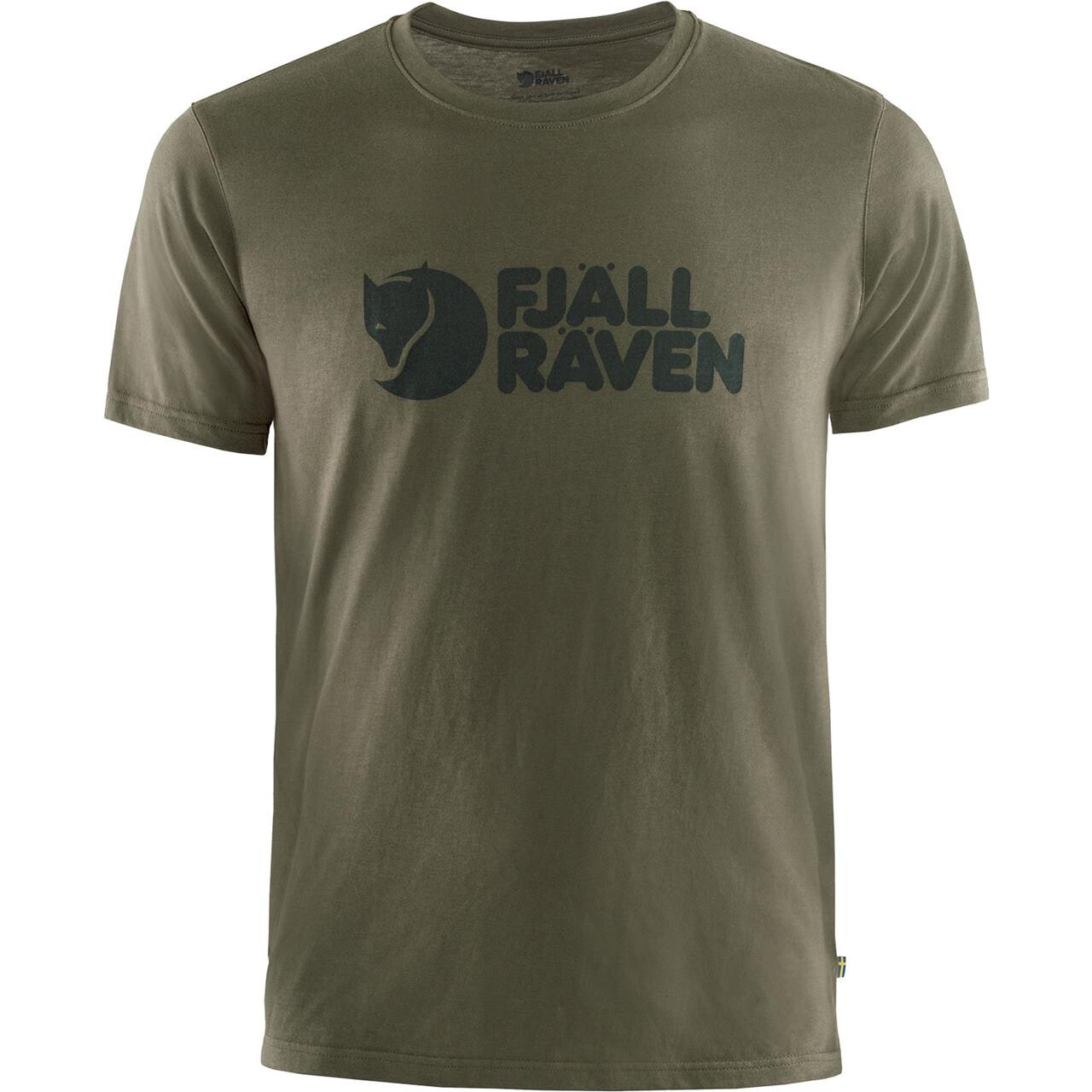 Se Fjällräven Mens Fjällräven Logo T-shirt (Grøn (LAUREL GREEN/625) Large) hos Friluftsland.dk