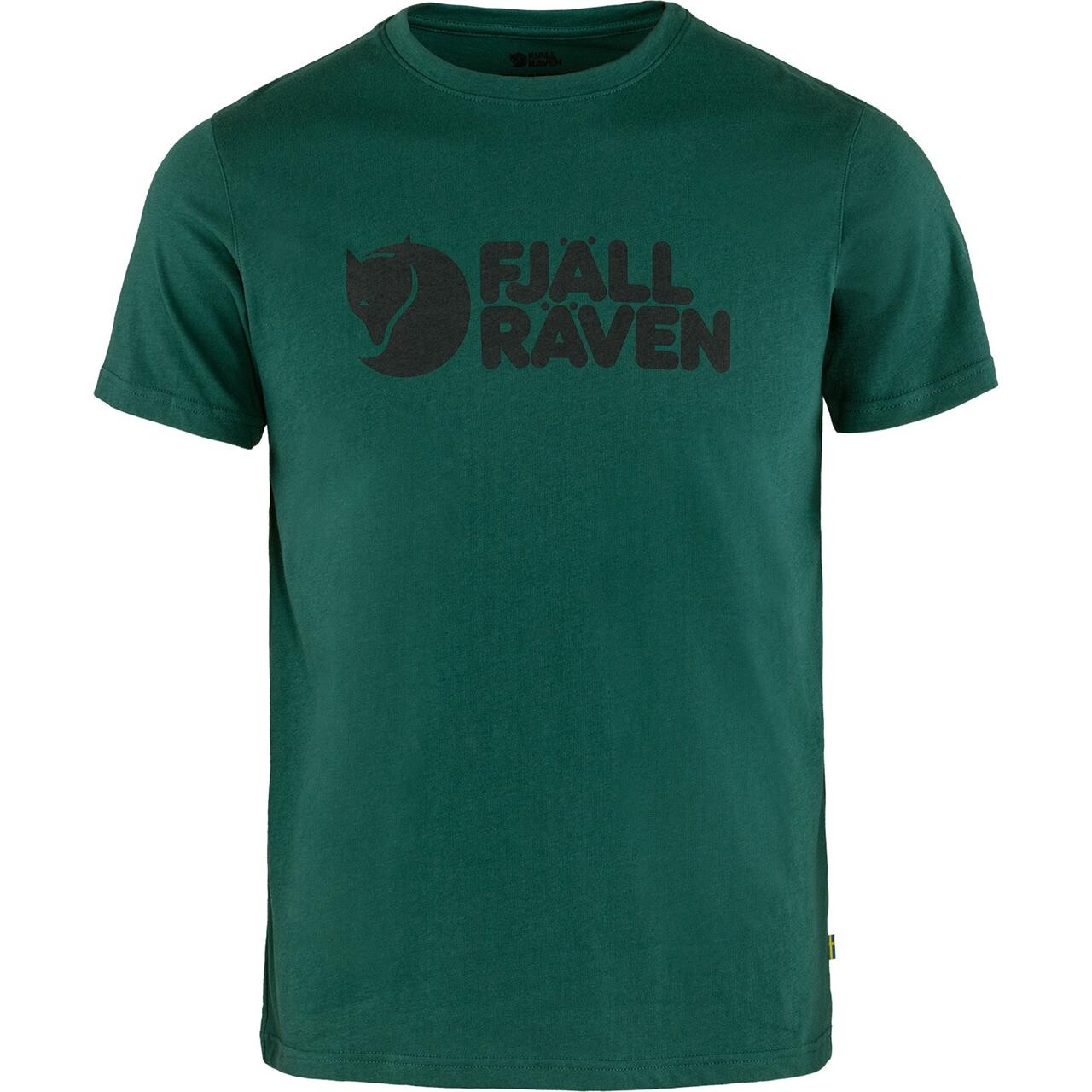  Fj&auml;llr&auml;ven Mens Fj&auml;llr&auml;ven Logo T-shirt  (GREEN (ARCTIC GREEN/667) Medium)