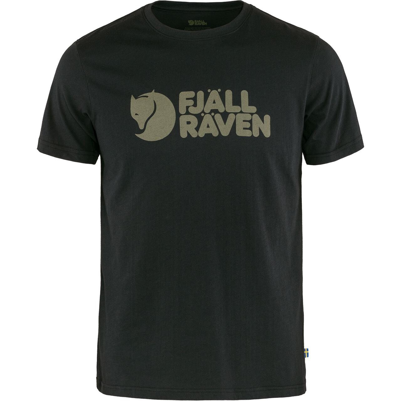 Se Fjällräven Mens Fjällräven Logo T-shirt (Sort (BLACK/550) XX-large) hos Friluftsland.dk