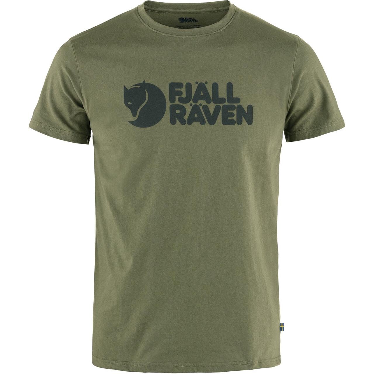 Fjällräven Mens Fjällräven Logo T-shirt  (Grøn (LAUREL GREEN/625) X-small)