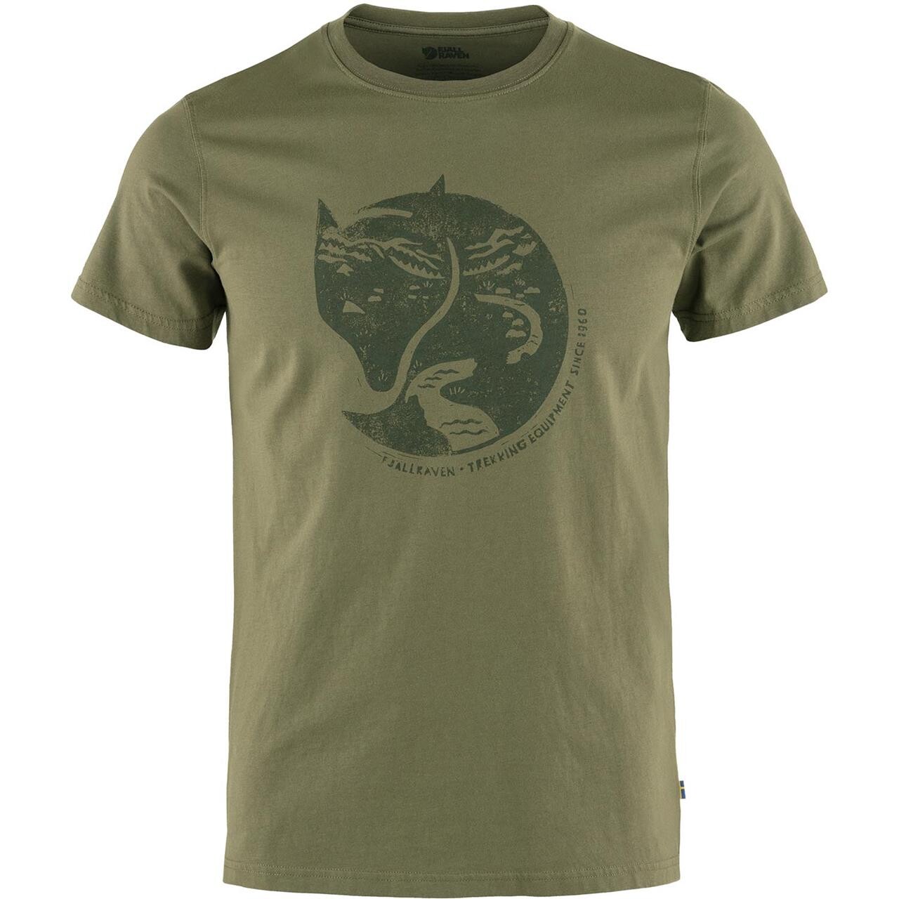 Fjällräven Mens Arctic Fox T-shirt  (Grøn (LAUREL GREEN/625) X-large)