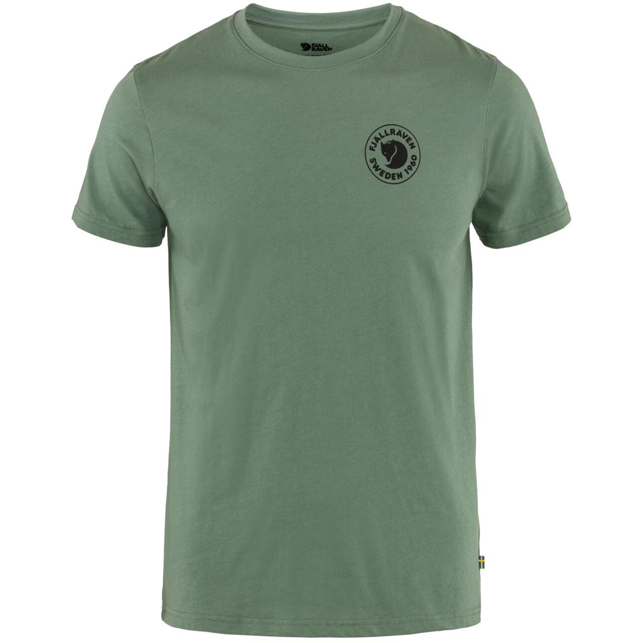 Se Fjällräven Mens 1960 Logo T-shirt (Grøn (PATINA GREEN/614) Medium) hos Friluftsland.dk