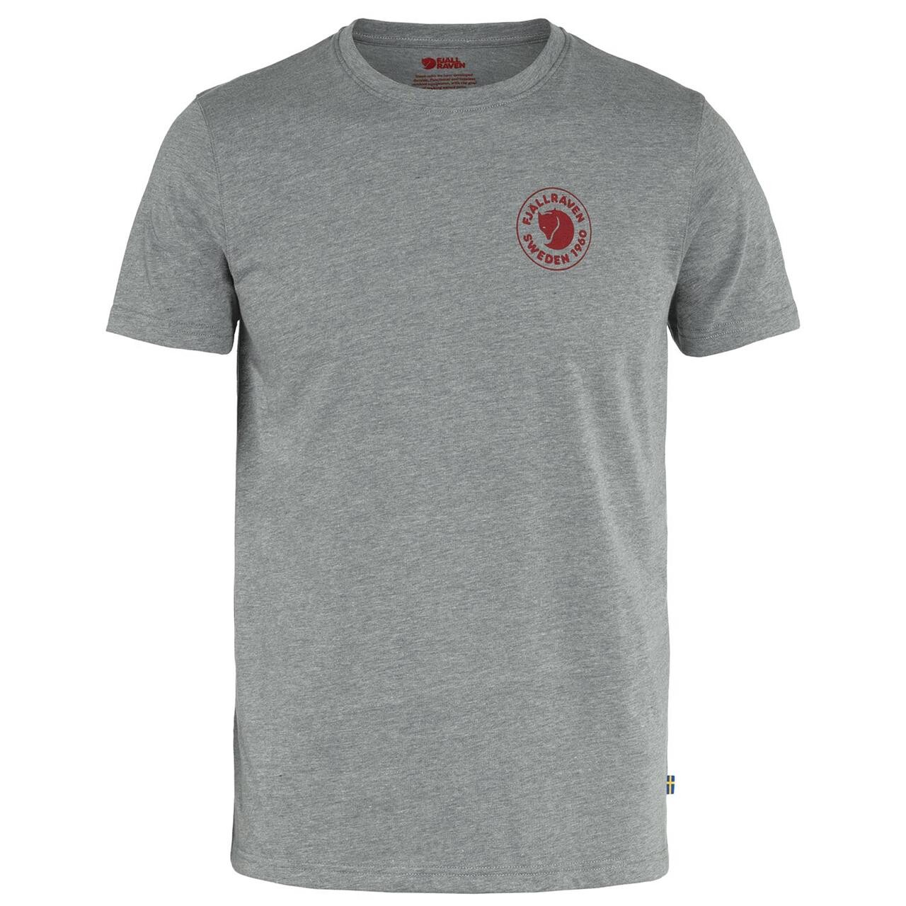 Se Fjällräven 1960 Logo T-shirt (Grey Melange, 2XL) hos Friluftsland.dk