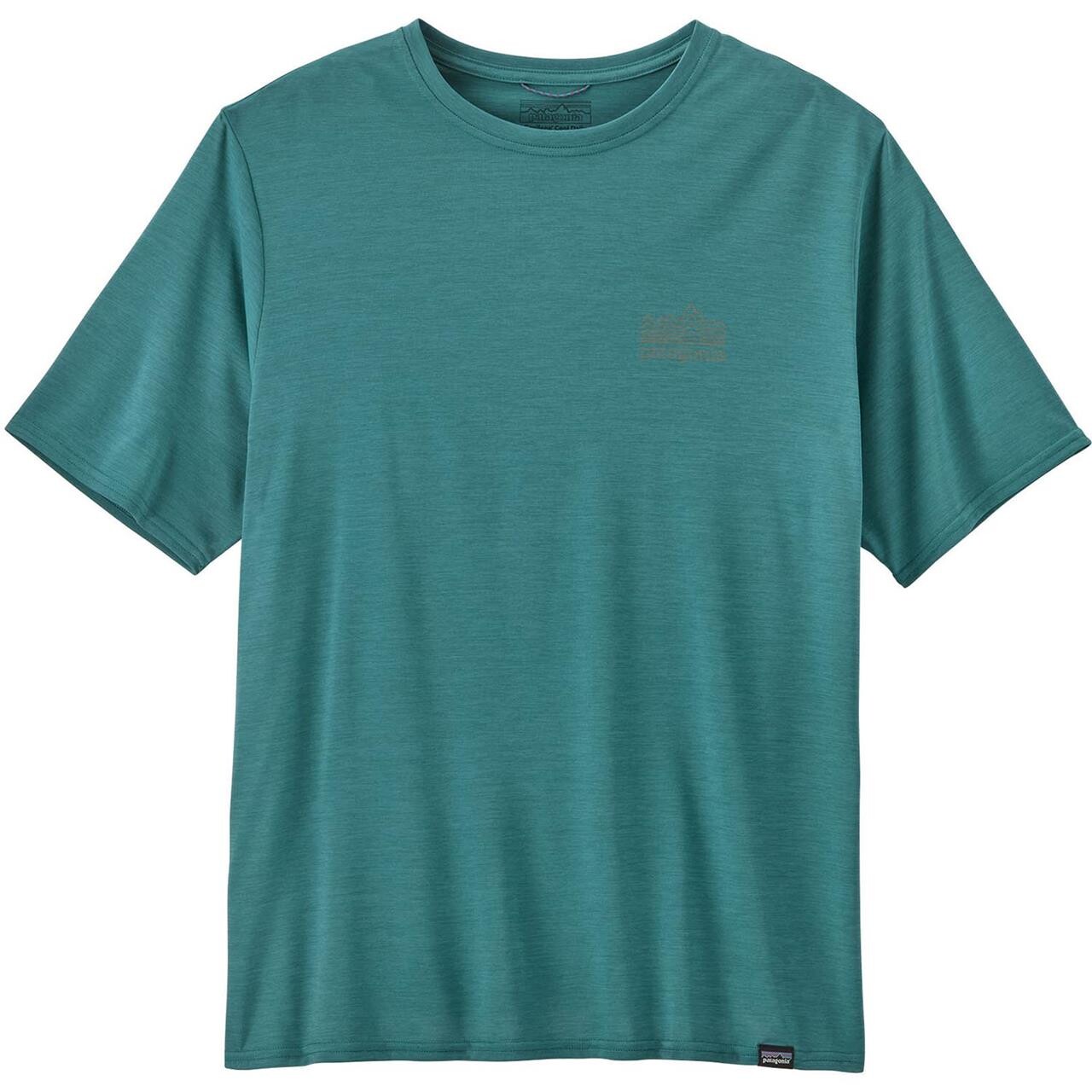 Patagonia Mens Cap Cool Daily Graphic Shirt Blå Strataspire:wetland Blue X Dye