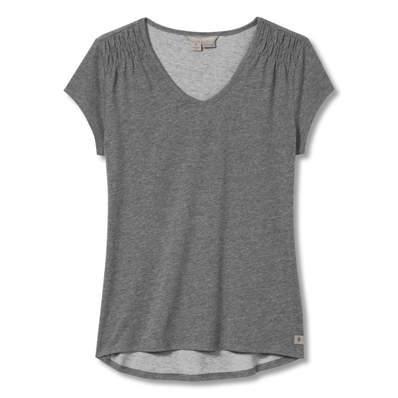 Se Royal Robbins Womens Featherweight Tee (Grå (CHARCOAL) Medium) hos Friluftsland.dk