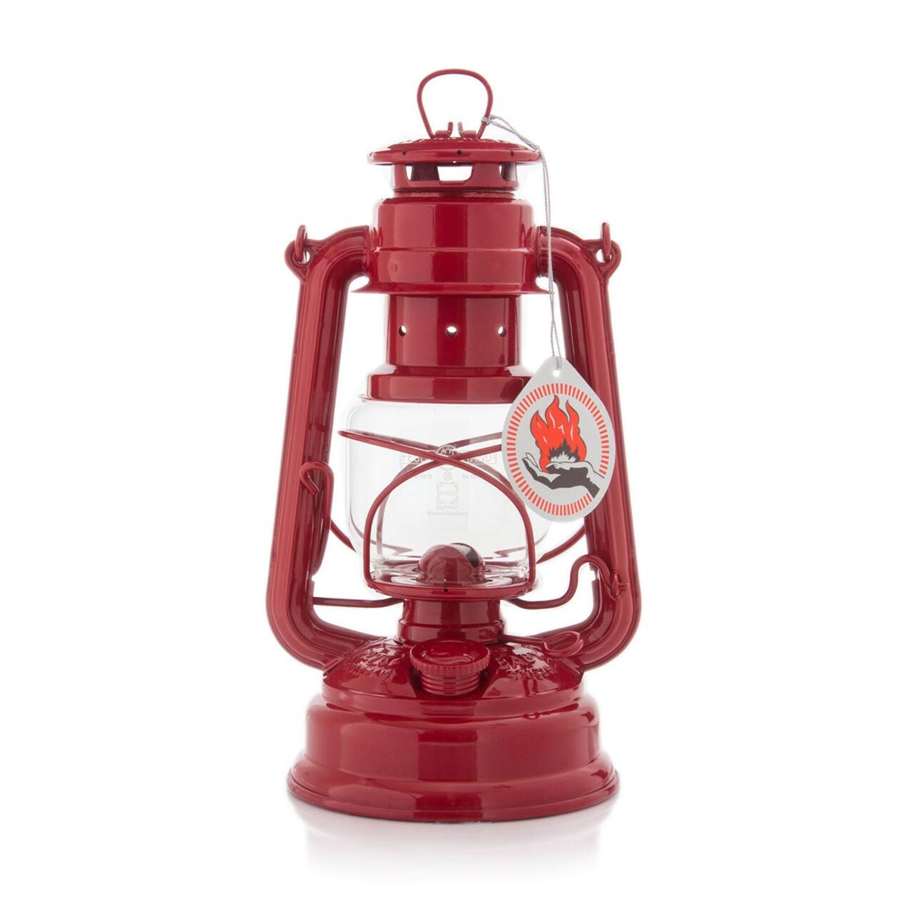 Se Feuerhand Feuerhand Hurricane Lantern 276 Ruby Red - Lygteholder hos Friluftsland.dk