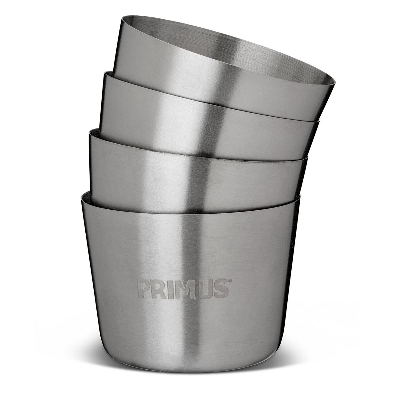 Se Primus Shot Glass Stainless Steel 4 Pcs hos Friluftsland.dk