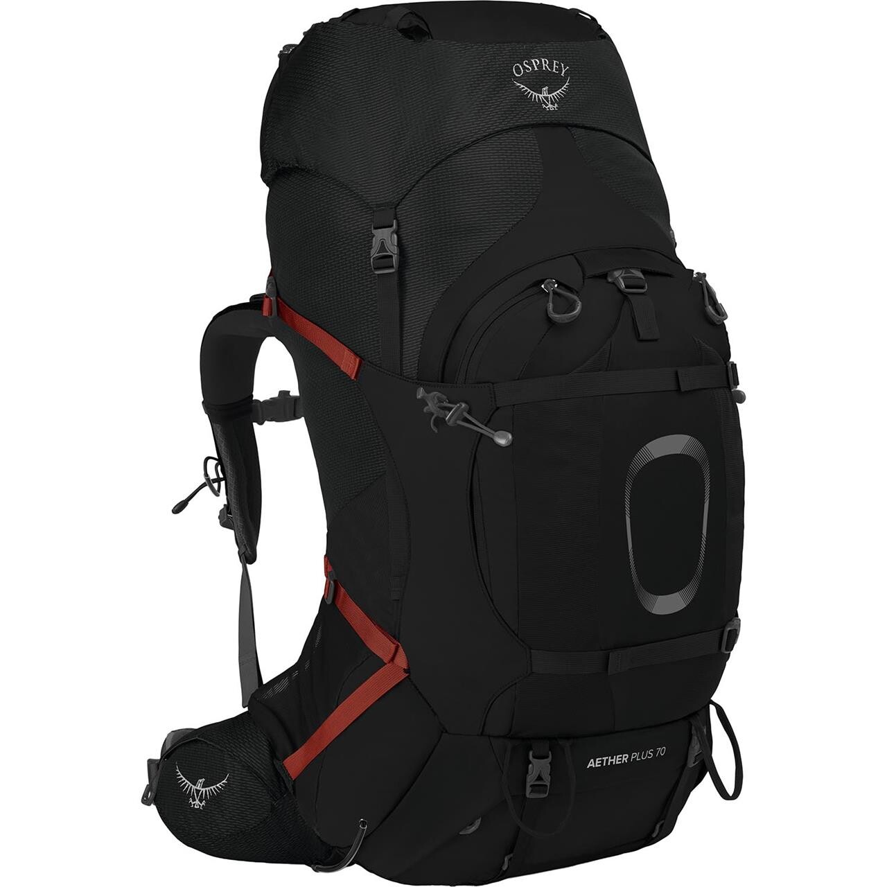 Osprey Aether Plus 70 (Sort (BLACK) Small/medium)