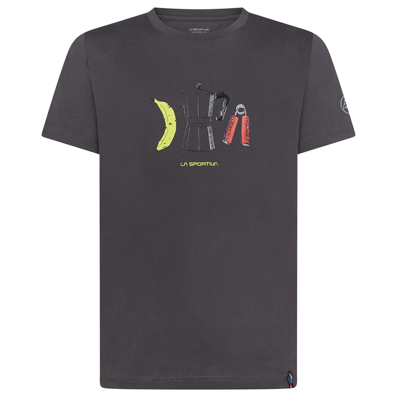 6: La Sportiva Mens Breakfast T-shirt  (Grå (CARBON) Medium)